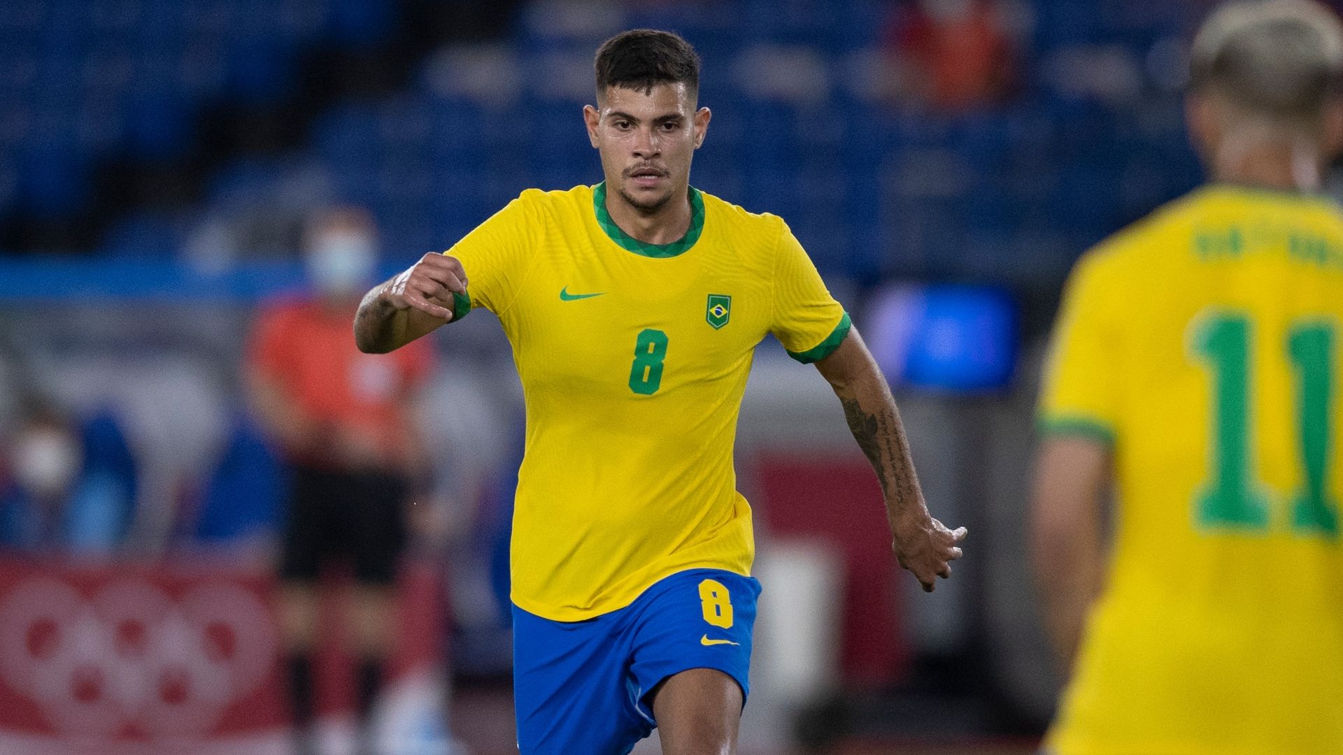 Bruno Guimarães em Brasil x Alemanha, Olimpíadas de Tóquio, futebol masculino, 22072021