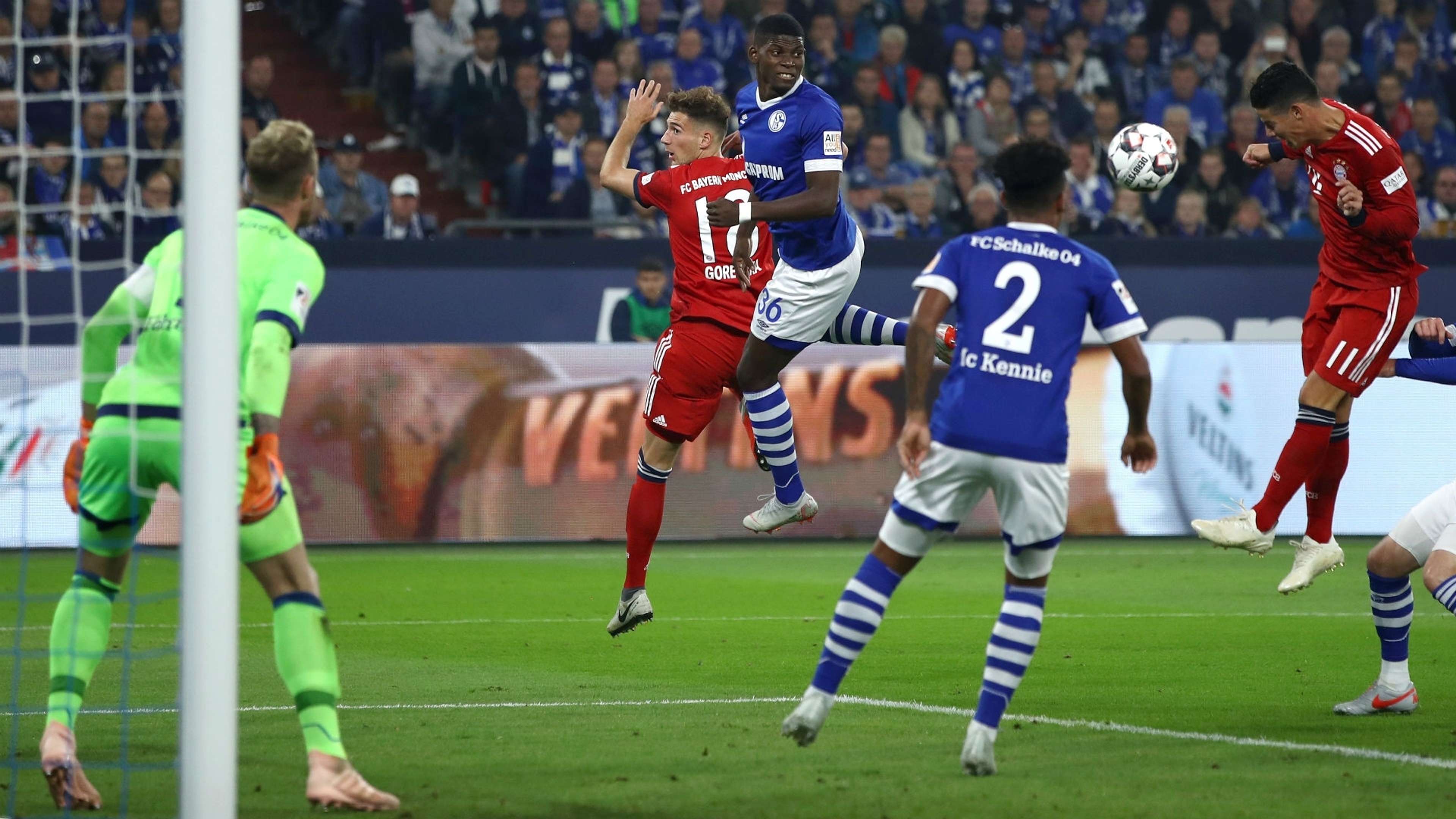 James Rodriguez Bayern Munich Schalke Bundesliga 22092018