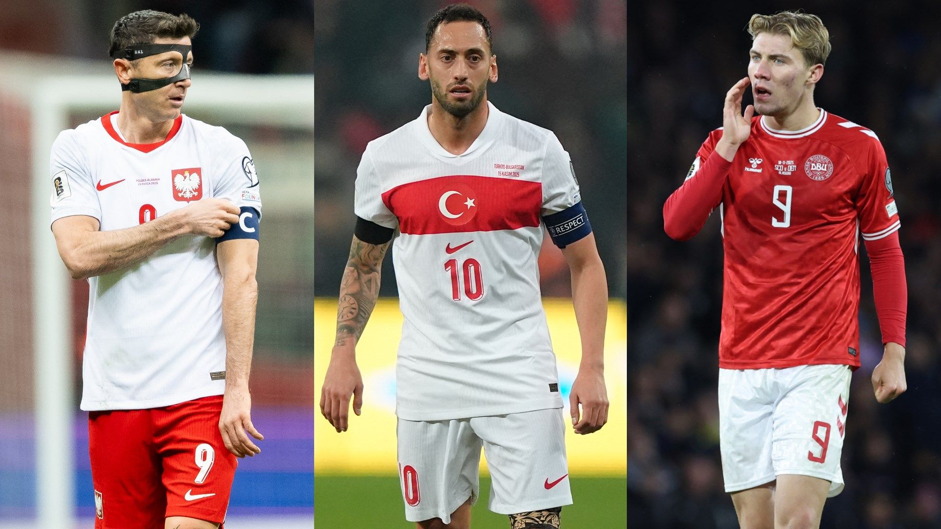 Lewandowski Calhanoglu Hojlund