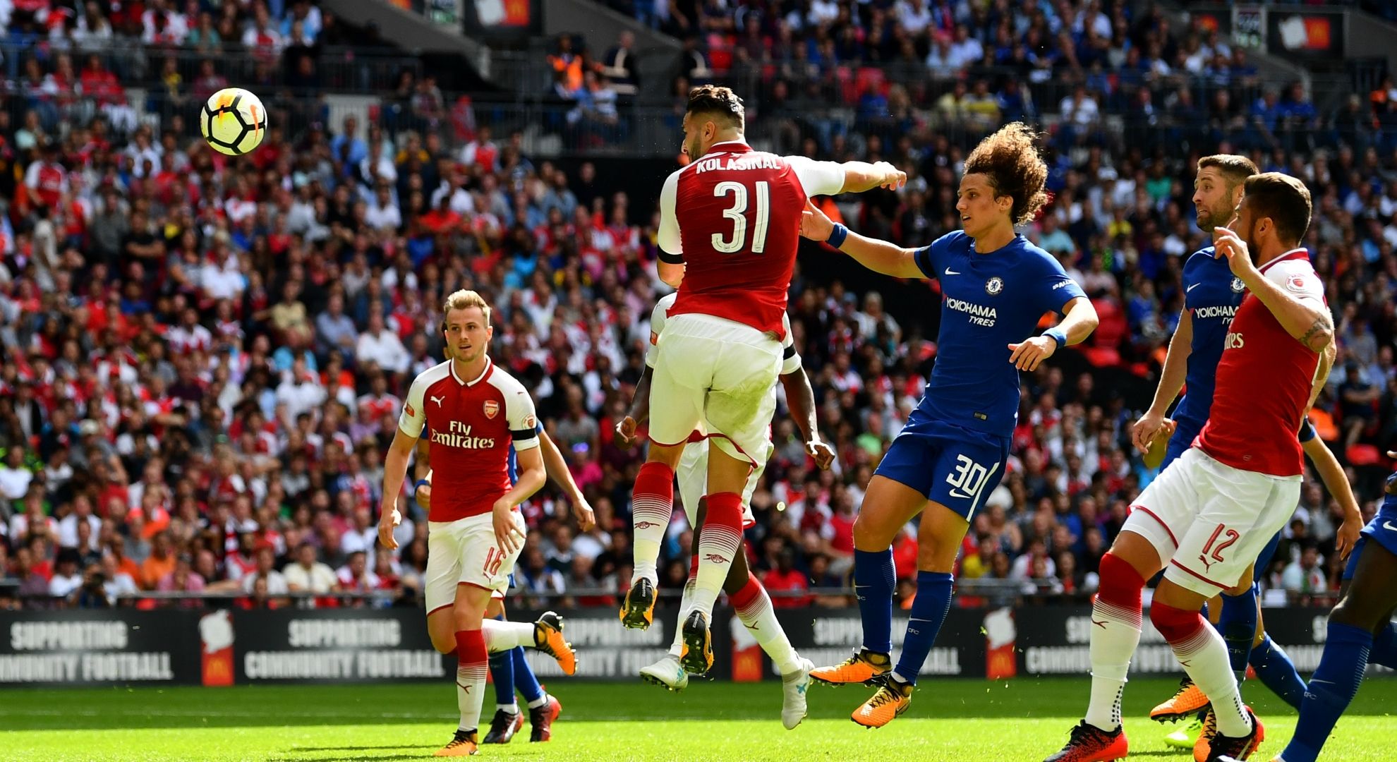 Sead Kolasinac Arsenal Chelsea Community Shield