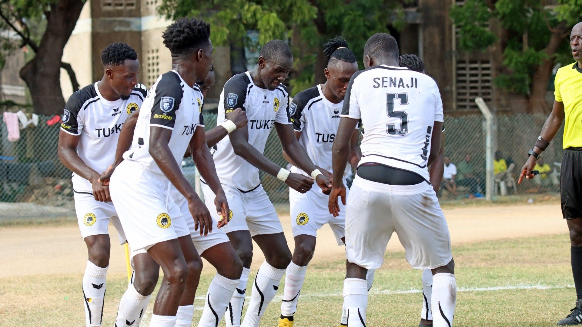 Tusker players celebrating