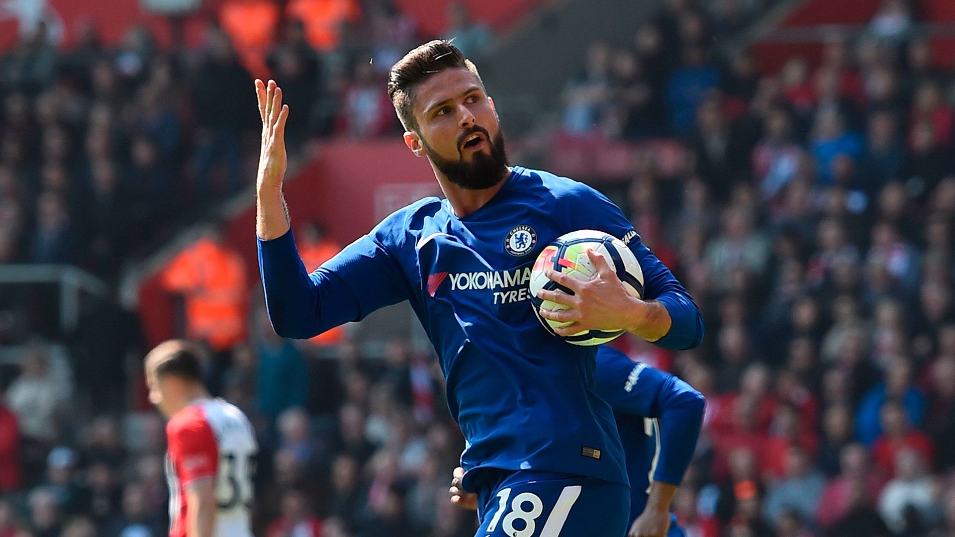 Olivier Giroud Southampton Chelsea Premier League