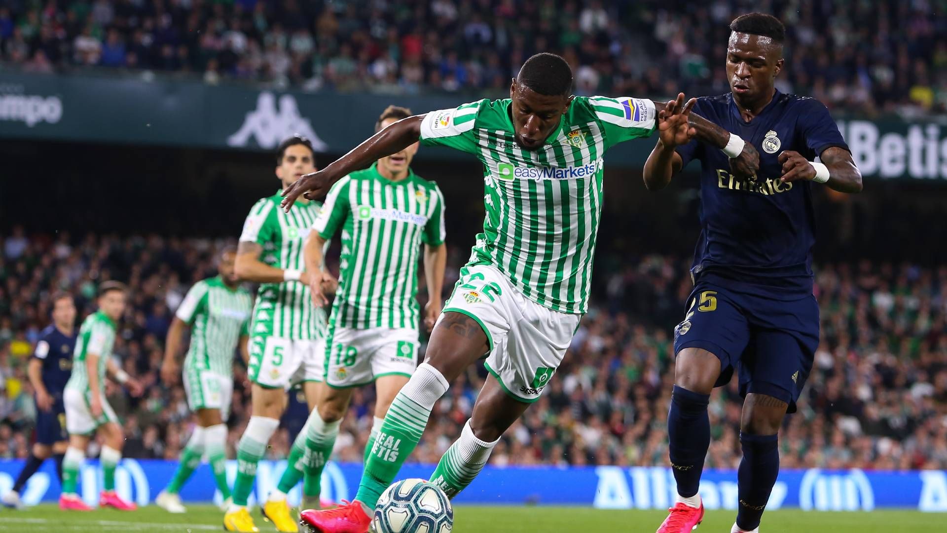 Emerson Royal Vinicius Junior Betis Real Madrid Primera División