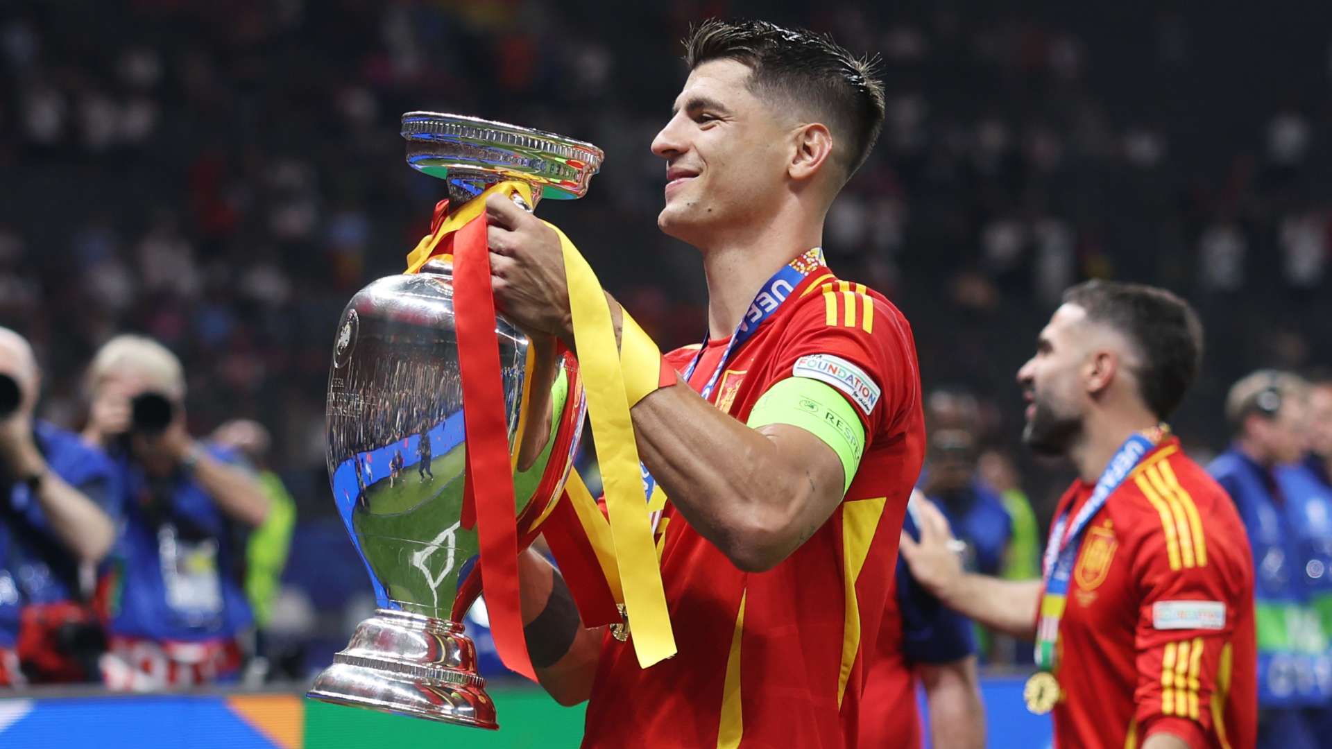 Alvaro Morata Spain Euro 2024 desktop