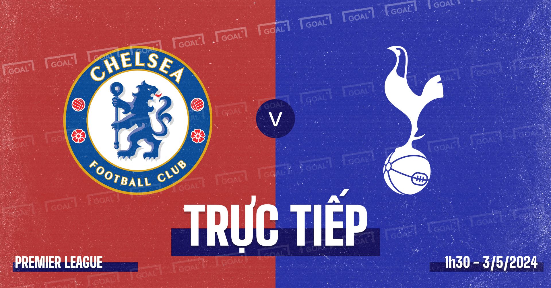 Chelsea vs Tottenham Premier League 2023/24 GFX