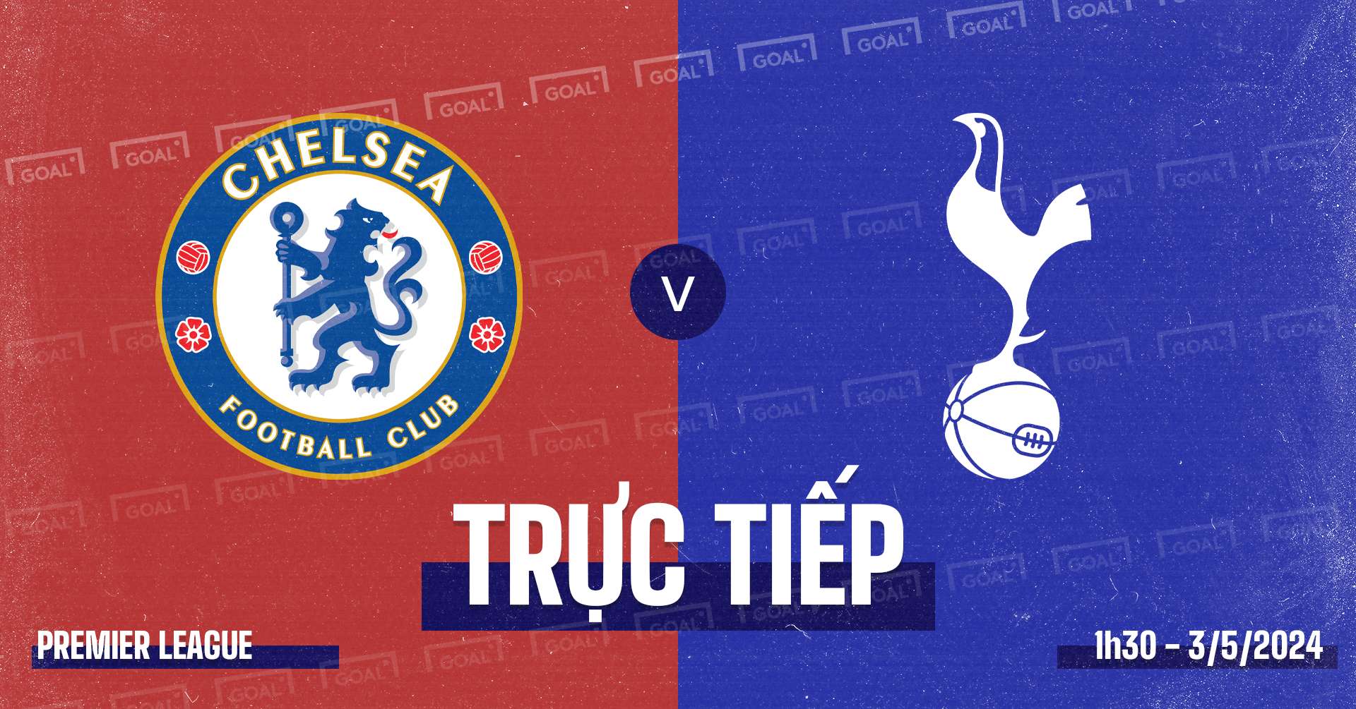 Chelsea vs Tottenham Premier League 2023/24 GFX