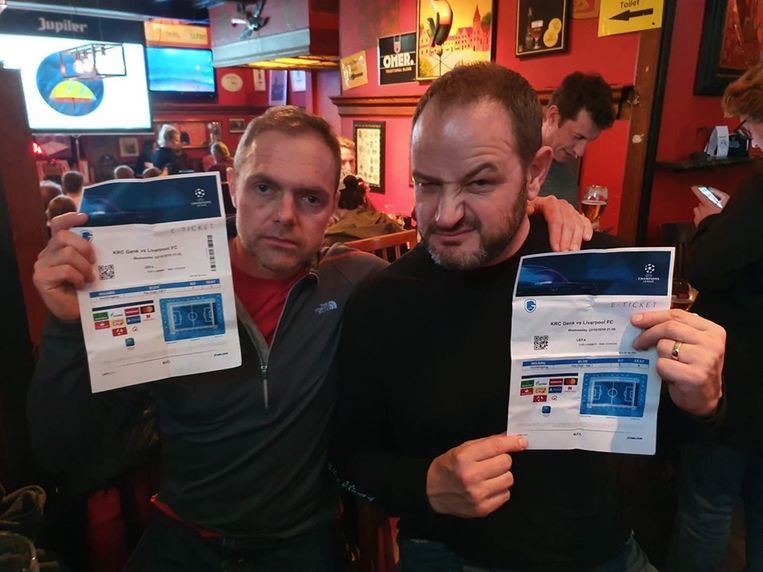 Liverpool szurkolók Genk