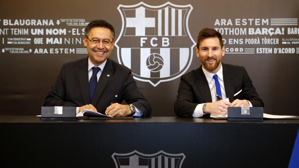 Bartomeu y Messi
