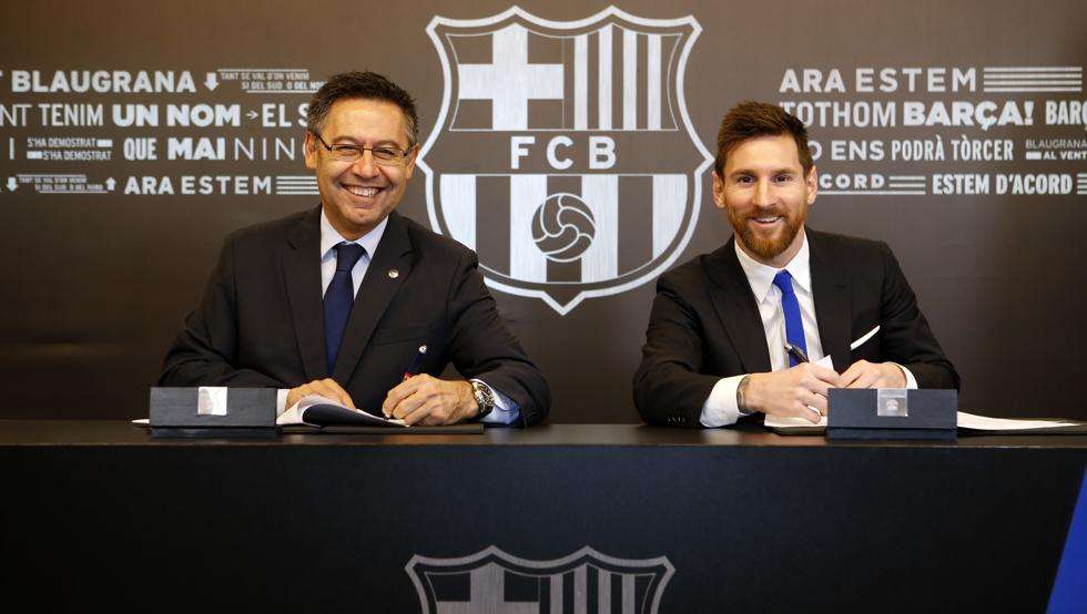 Bartomeu y Messi