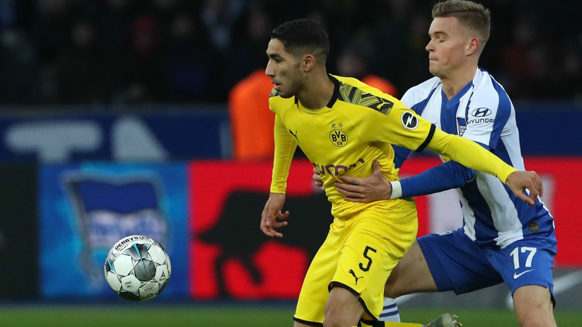 GERMANY ONLY: ACHRAF HAKIMI BORUSSIA DORTMUND BUNDESLIGA 30112019