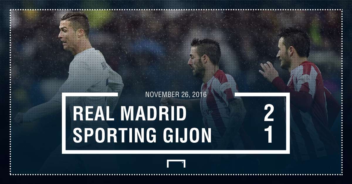 Real Madrid Sporting result