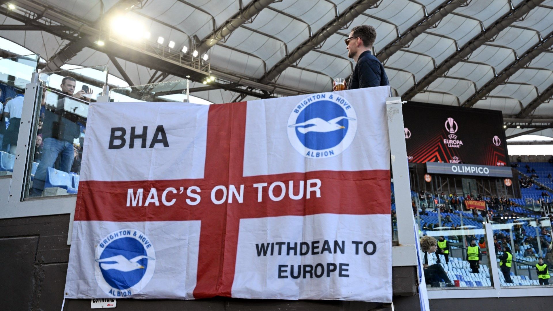 Brighton fans Olimpico