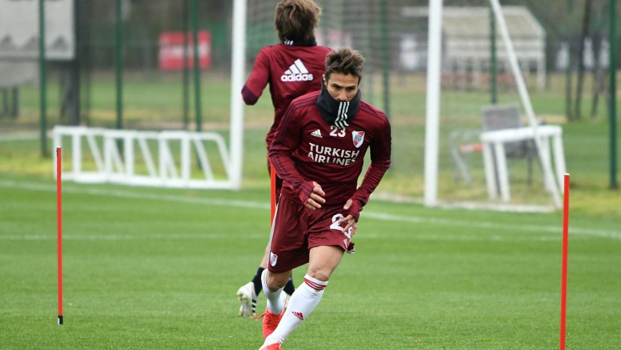Ponzio River Plate entrenamiento 01092020