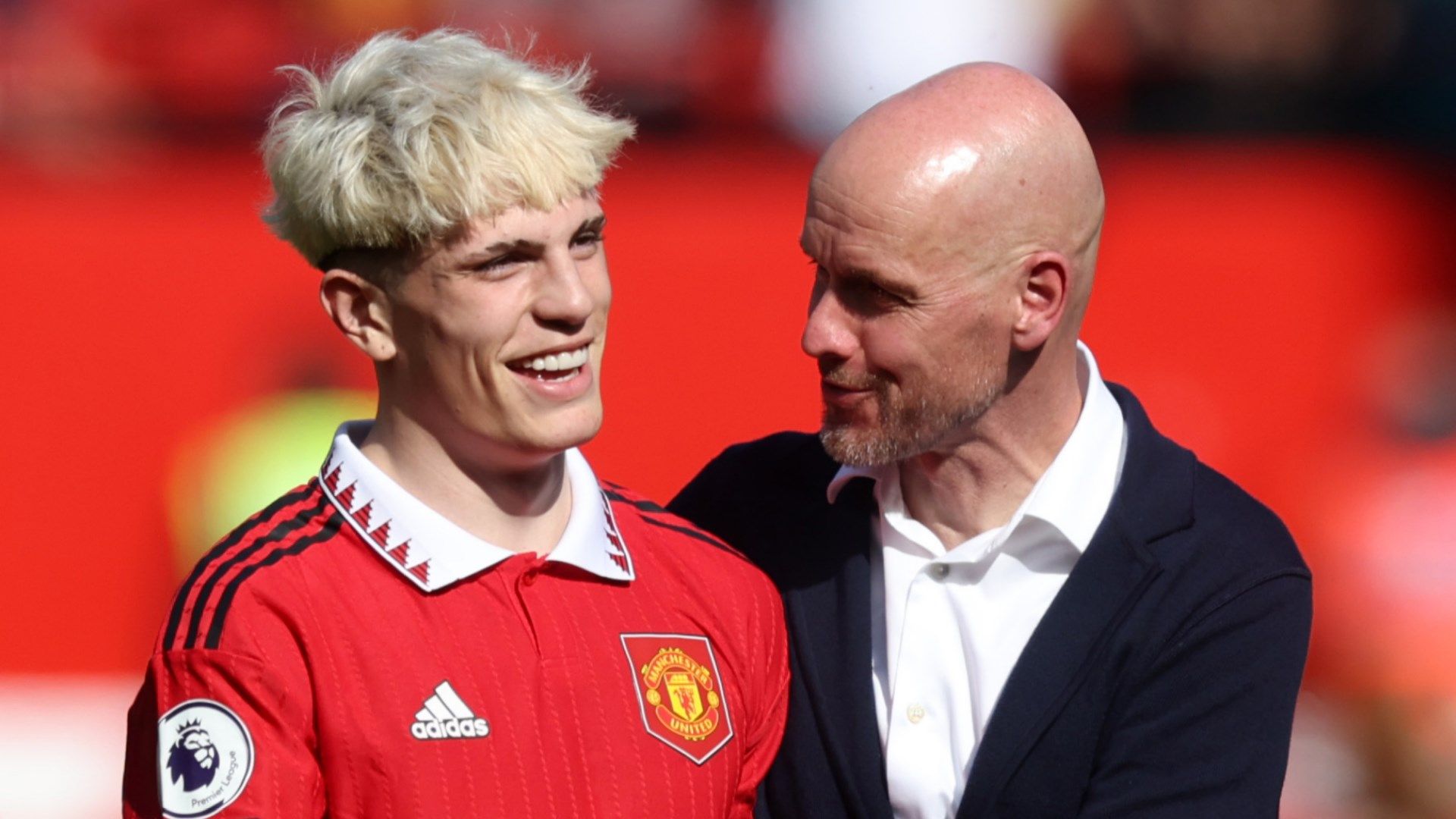 Alejandro Garnacho Erik ten Hag Man Utd 2022-23