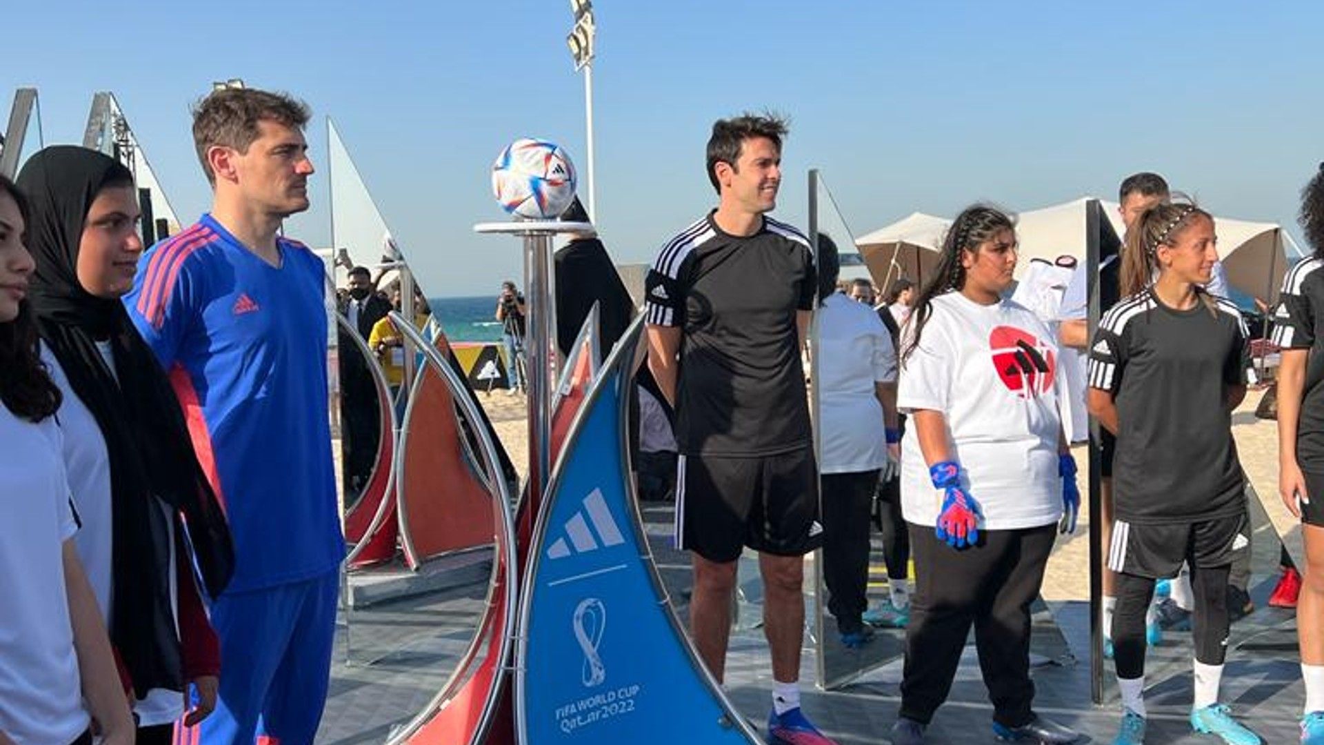 Iker Casillas, Kaka, 2022 World Cup official ball launch