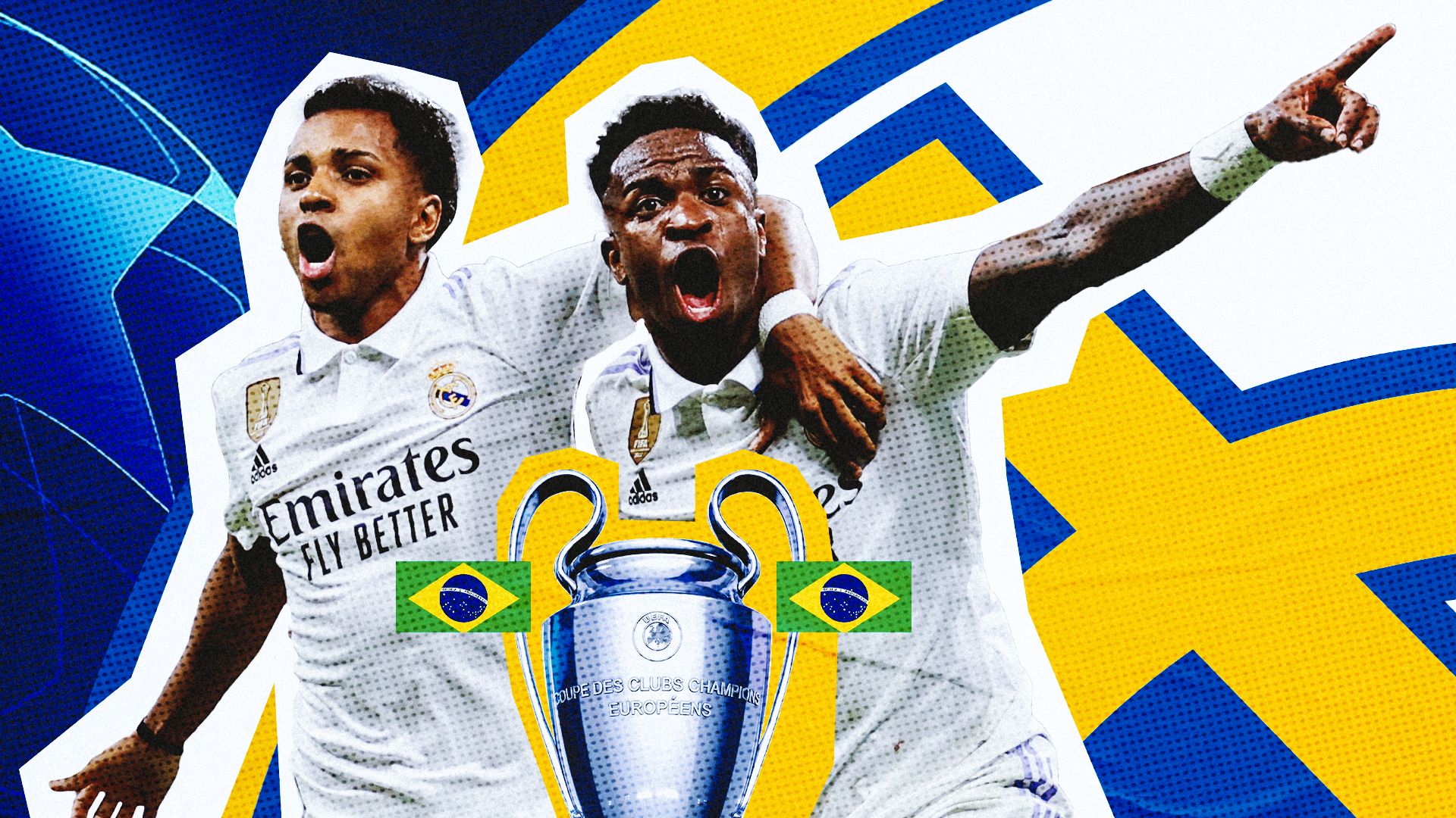 Vinícius Júnior Rodrygo GFX