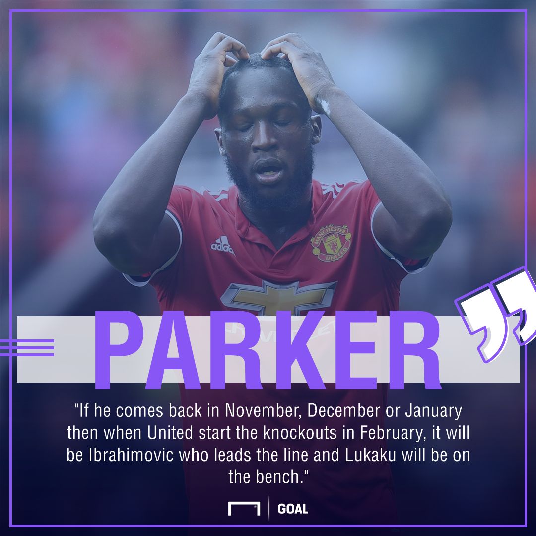 Paul Parker Romelu Lukaku Zlatan Ibrahimovic Champions League