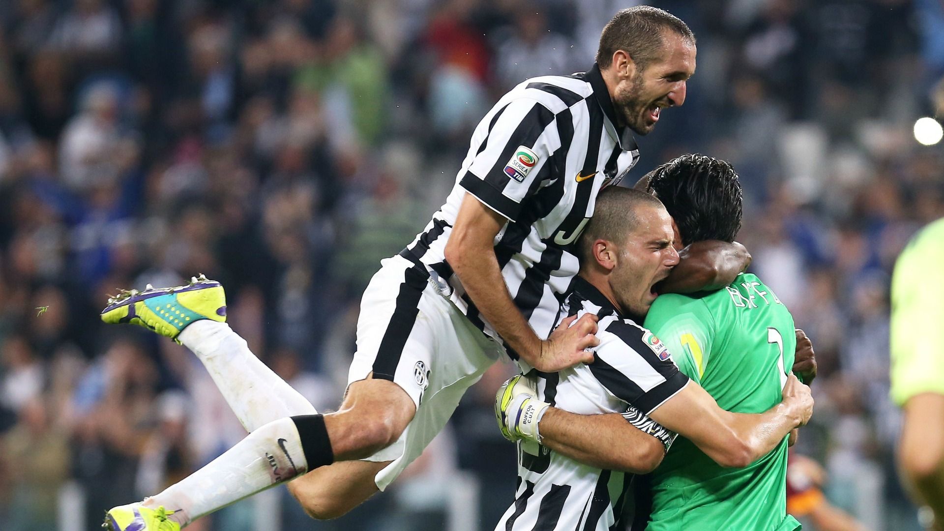 Bonucci Chiellini Buffon Juventus
