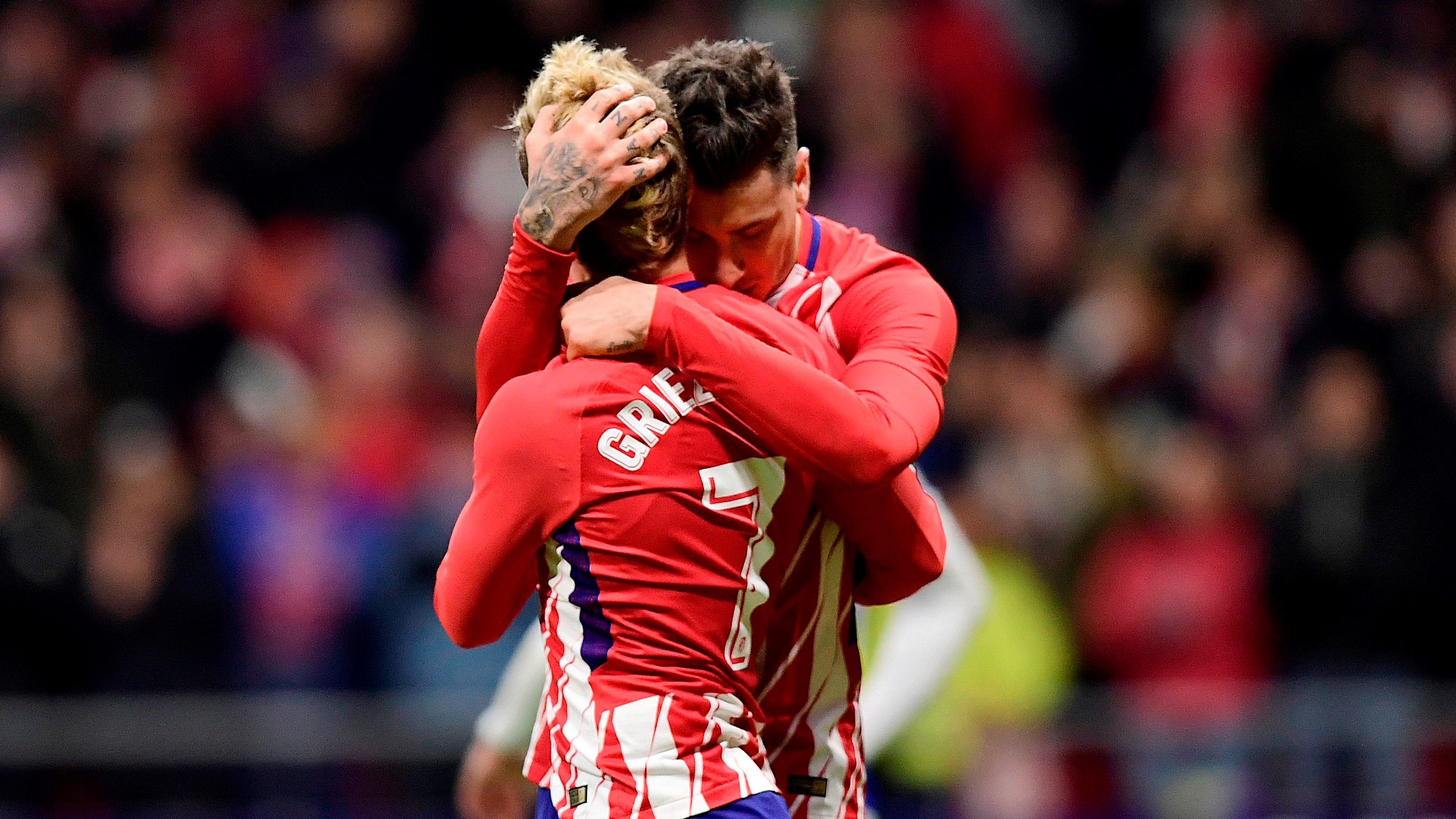 Antoine Griezmann Jose Gimenez Atletico de Madrid 02122017 LaLiga