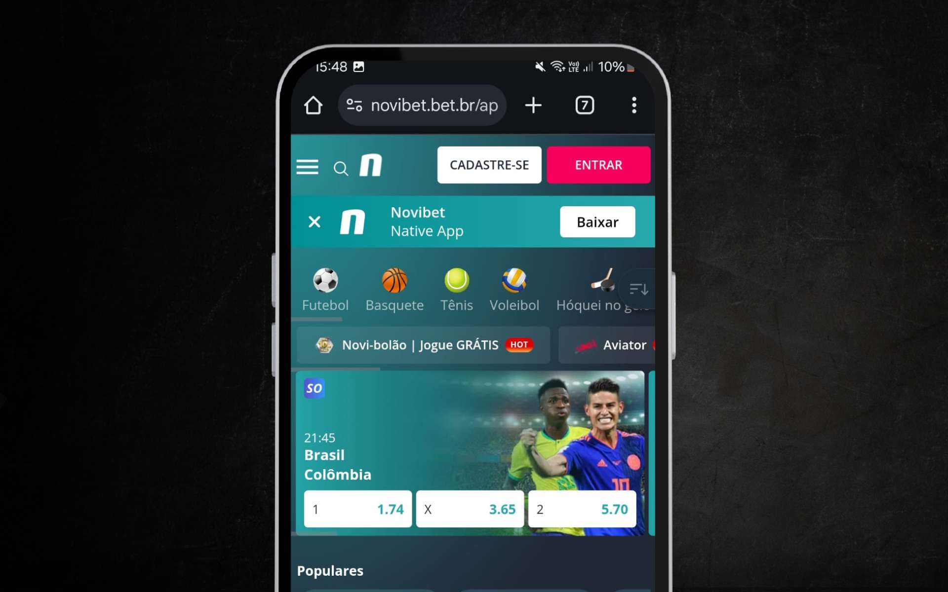 Melhores apps Novibet
