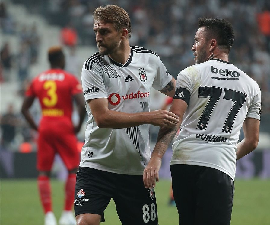 Caner Erkin Gokhan Gonul Besiktas Goztepe 08/23/19