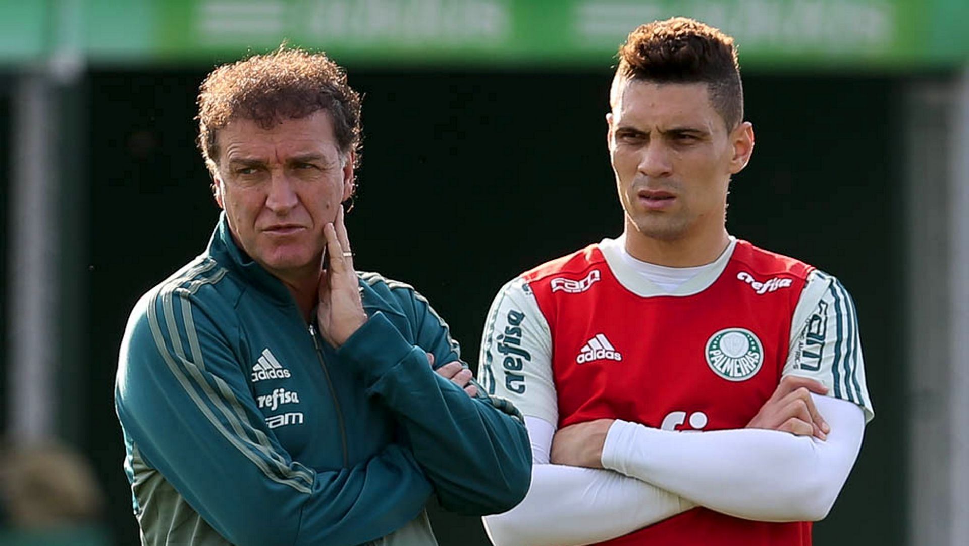 Moises Cuca Palmeiras treino 03082017