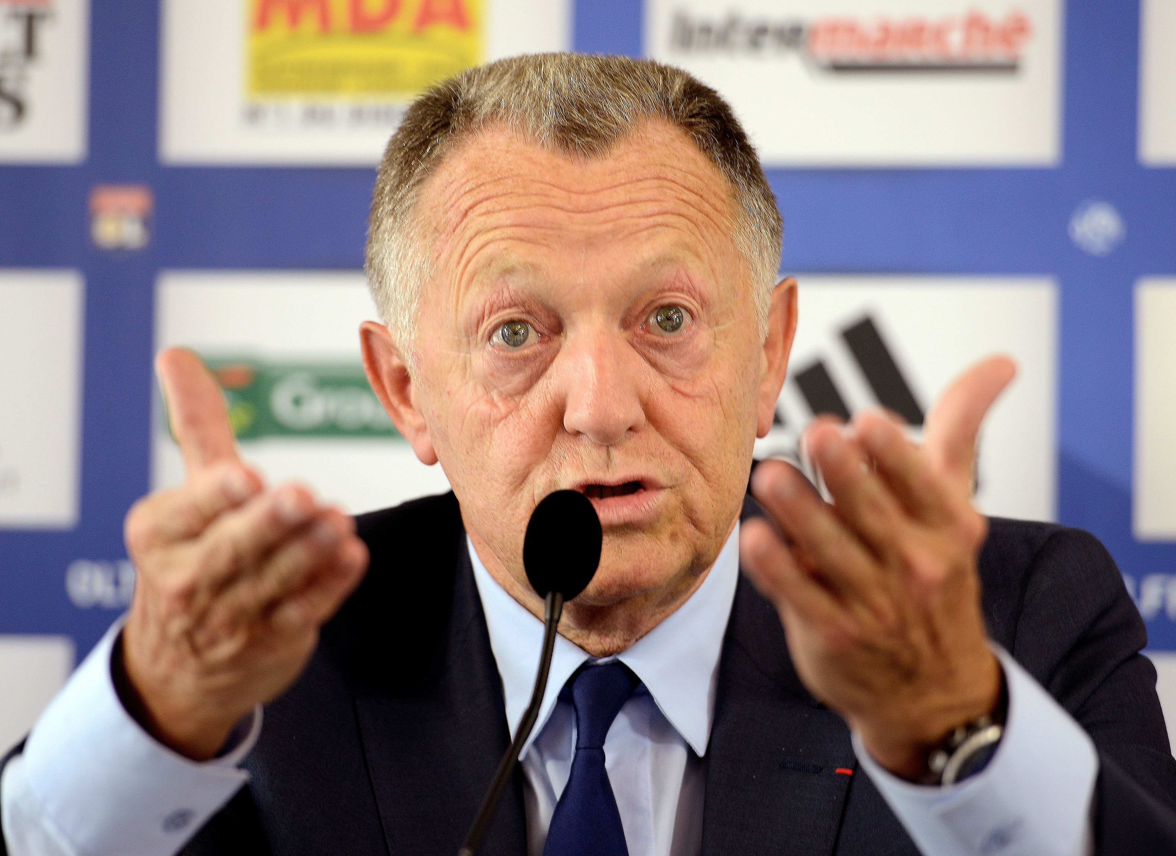 Lyon president Jean-Michel Aulas