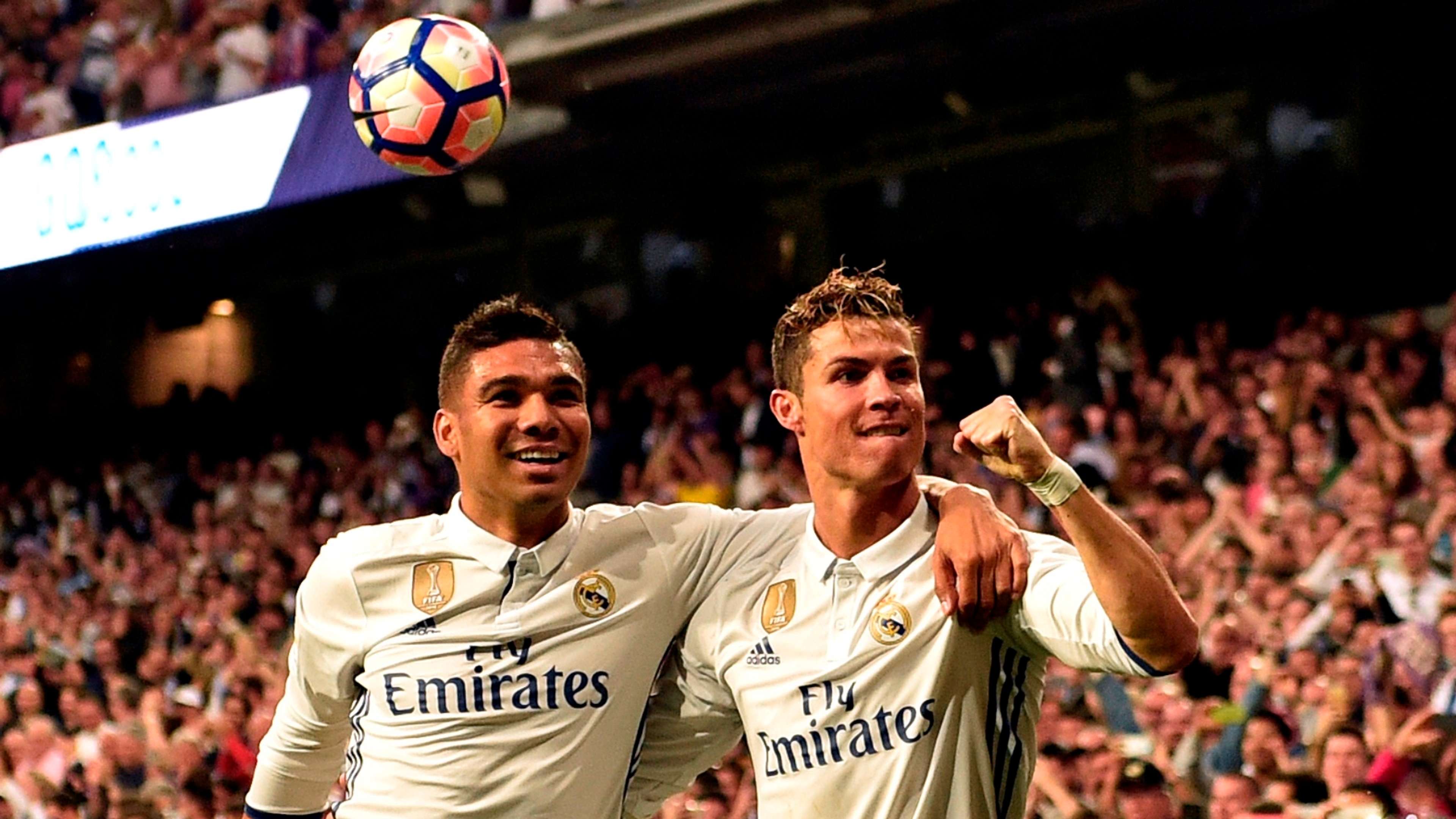 Casemiro Cristiano Ronaldo Real Madrid Sevilla LaLiga 14052017