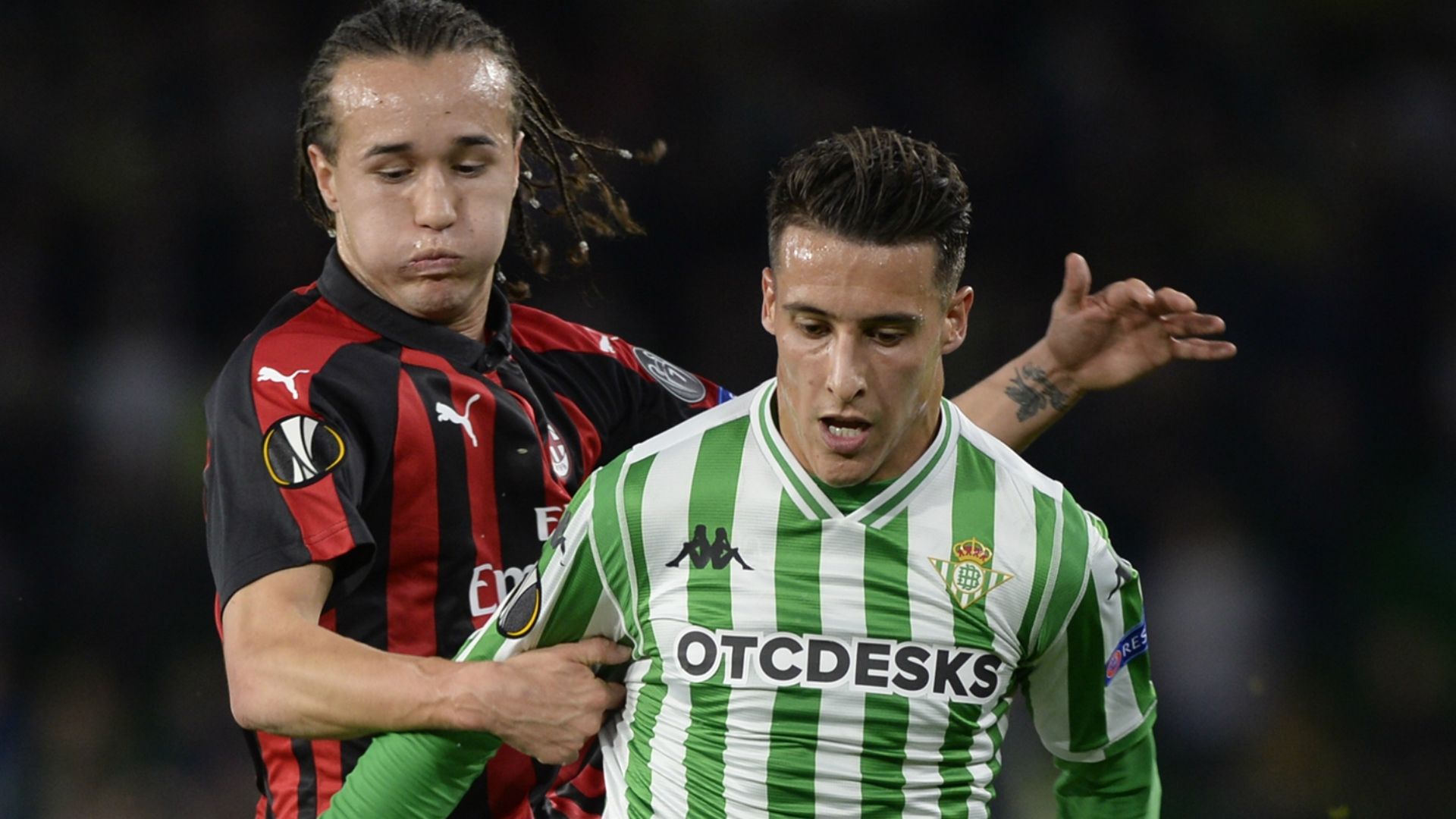 Cristian Tello Diego Laxalt Betis Milan Europa League
