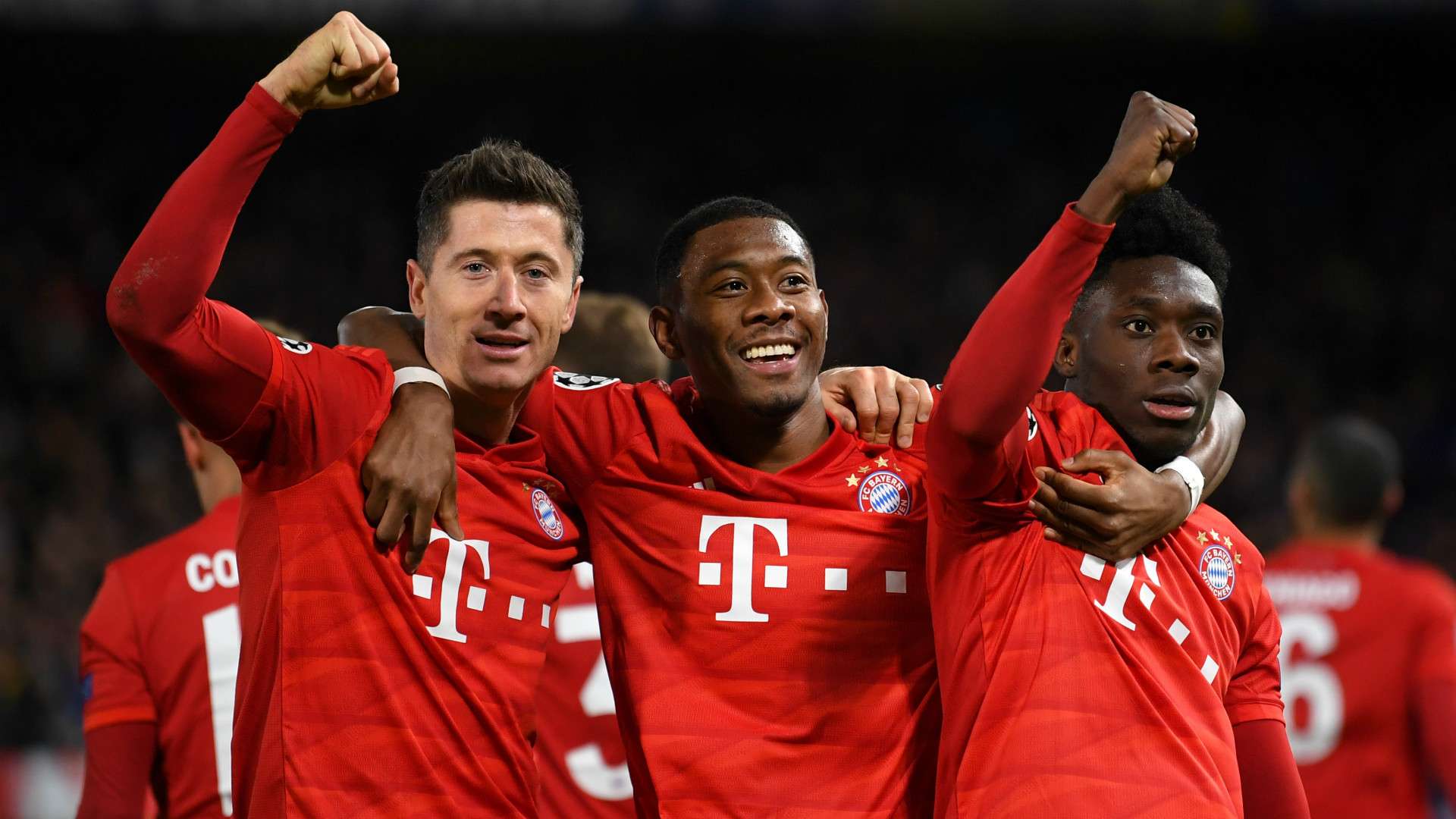 ROBERT LEWANDOWSKI DAVID ALABA ALPHONSO DAVIES BAYERN MÜNCHEN CHAMPIONS LEAGUE 25022020