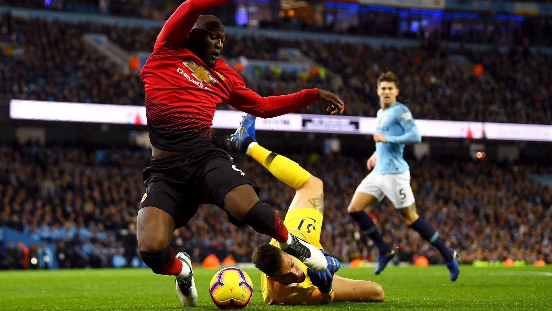Romelu Lukaku, Ederson | Manchester City vs Manchester United | Premier League 11112018