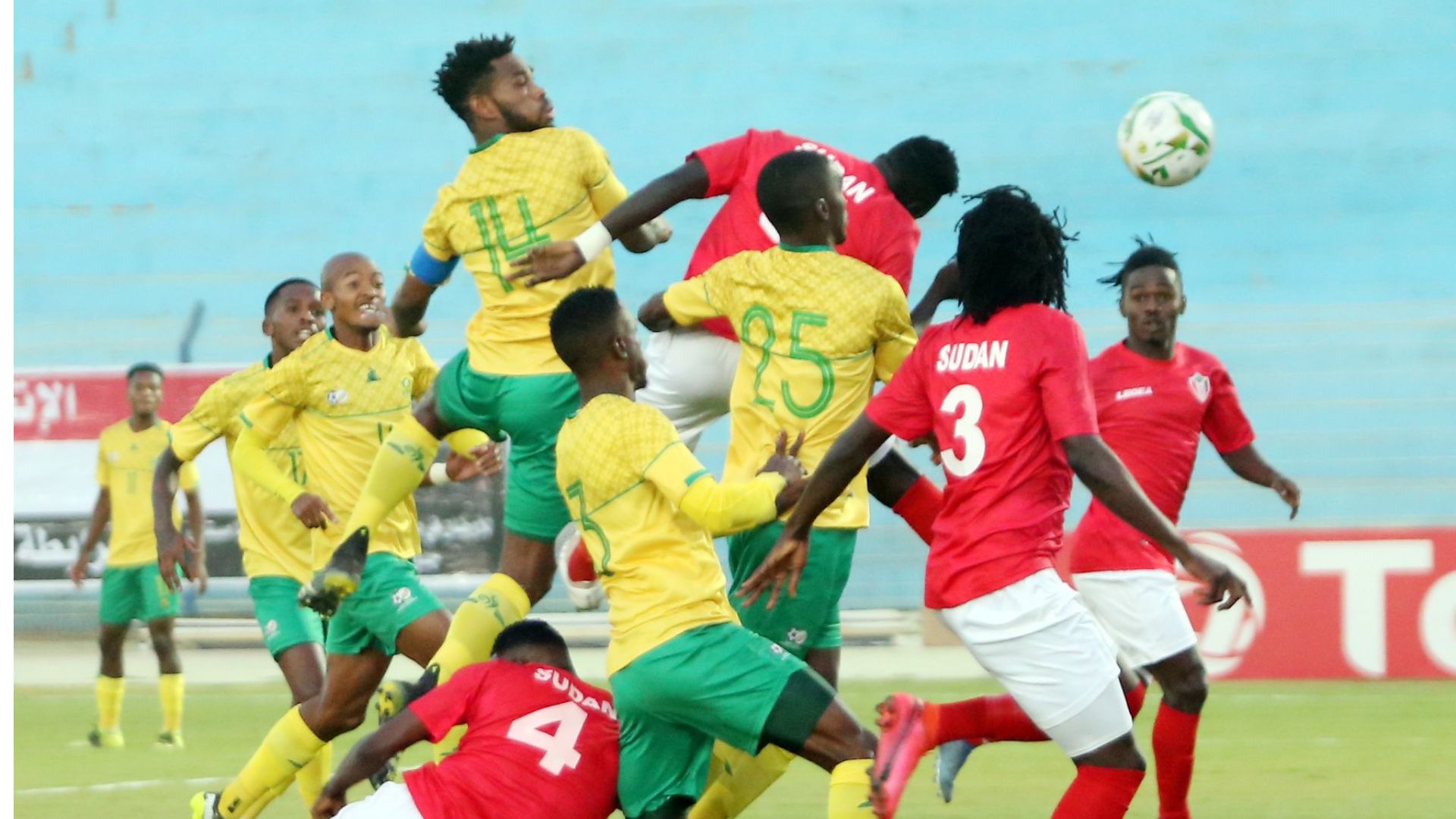 Bafana Bafana against Sudan, March 2021