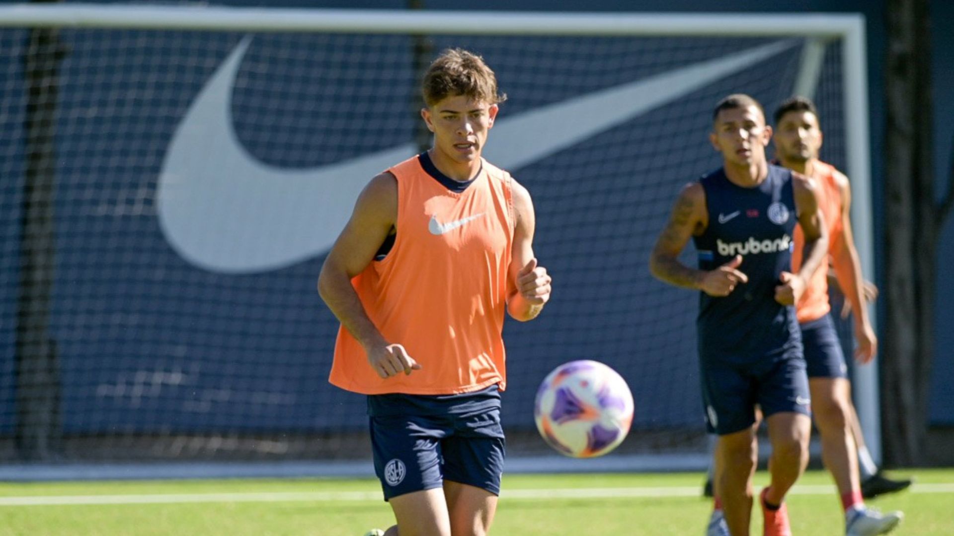agustin giay san lorenzo entrenamiento 2023