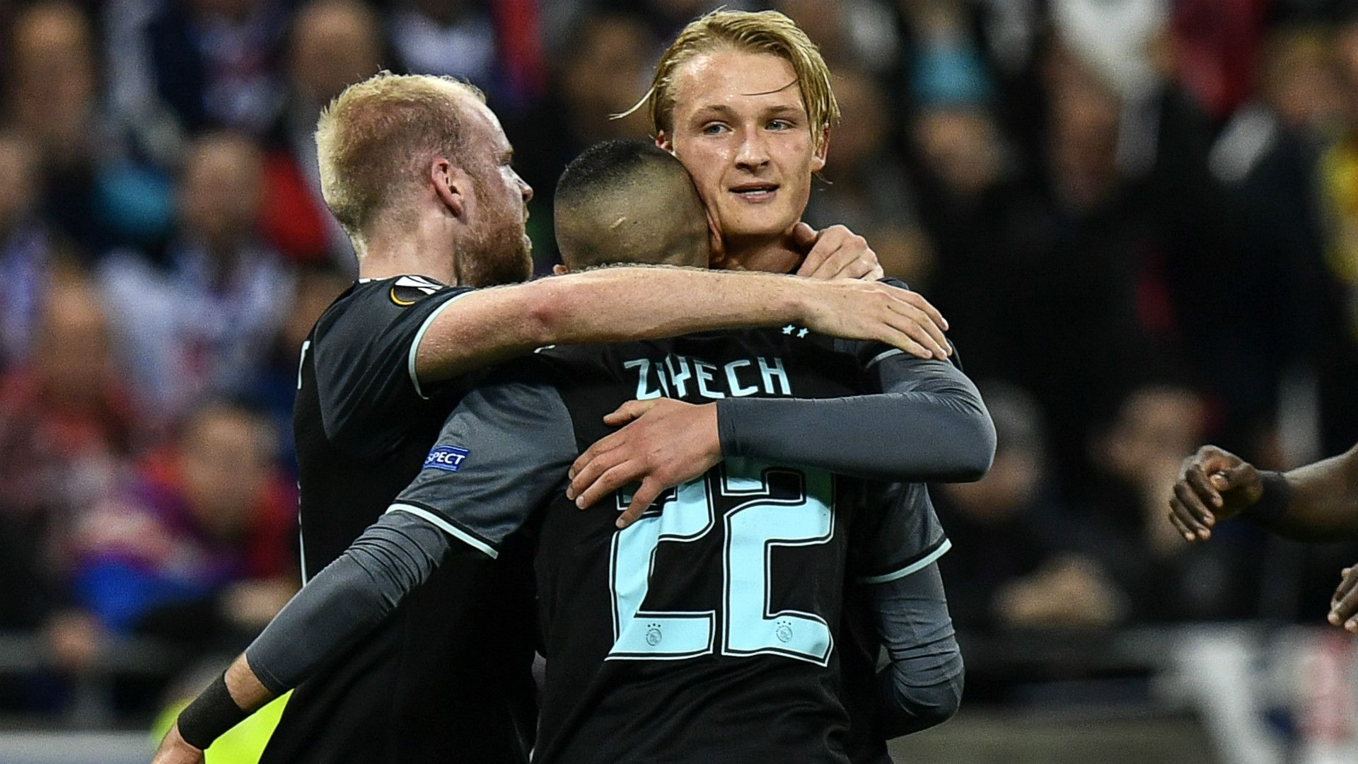 Kasper Dolberg Ajax Europa League