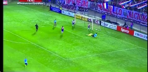 Gol Paraguay vs Uruguay