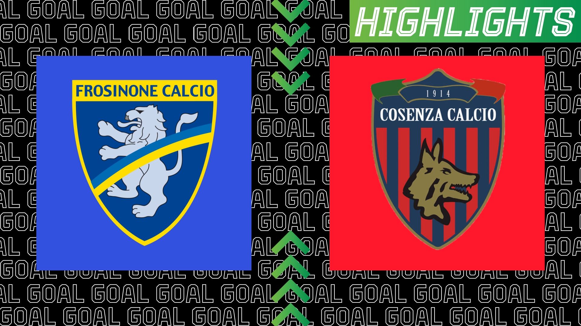 Highlights Frosinone-Cosenza