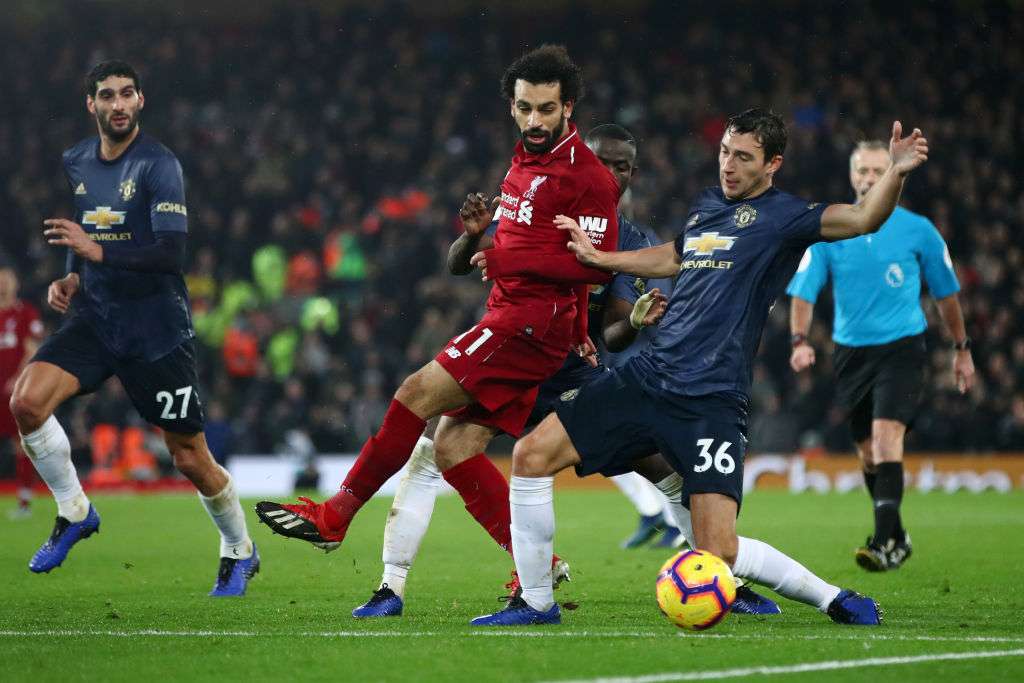 Mohamed Salah Liverpool Manchester United 16122018