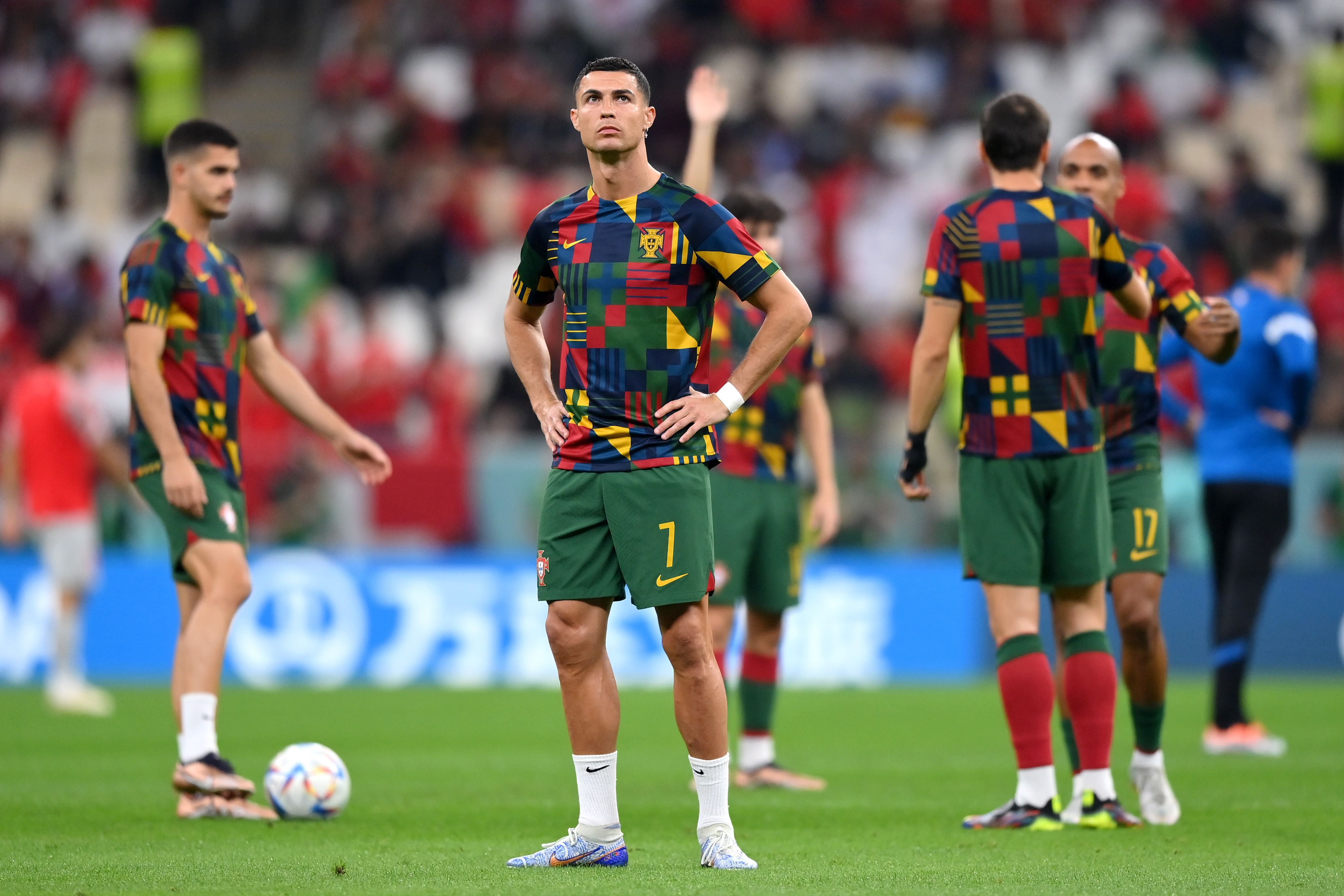 Cristiano Ronaldo Portugal pre-match 2022