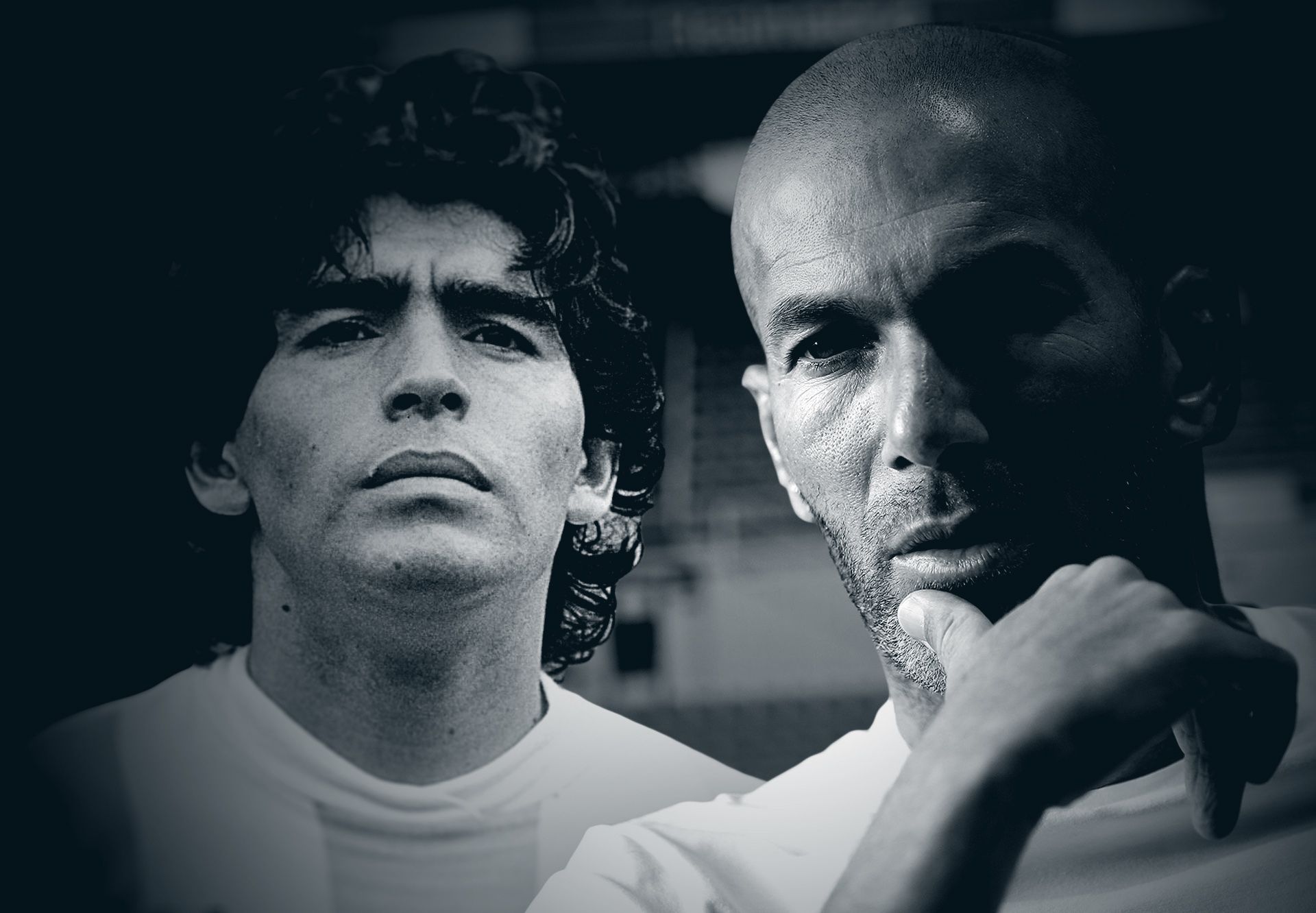 HOF Zidane on Maradona