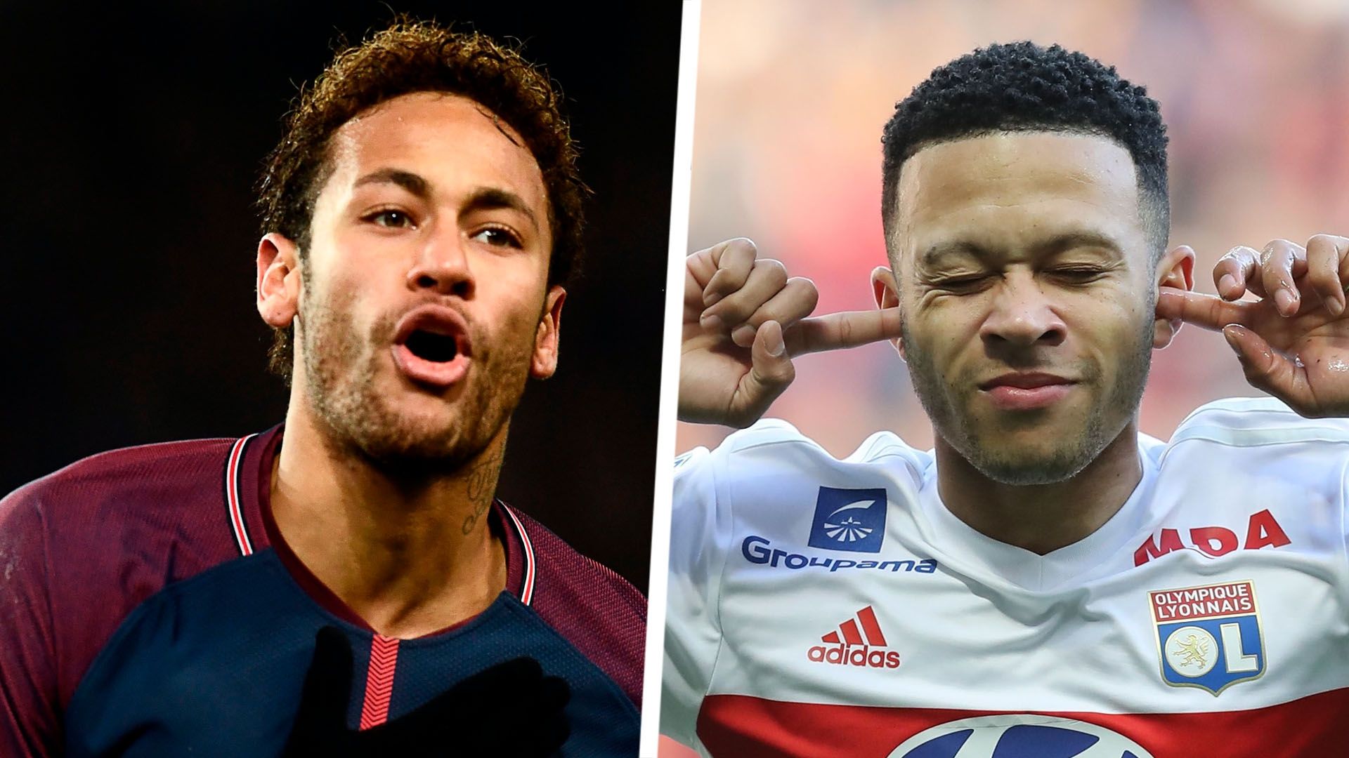 Neymar Memphis Depay Split