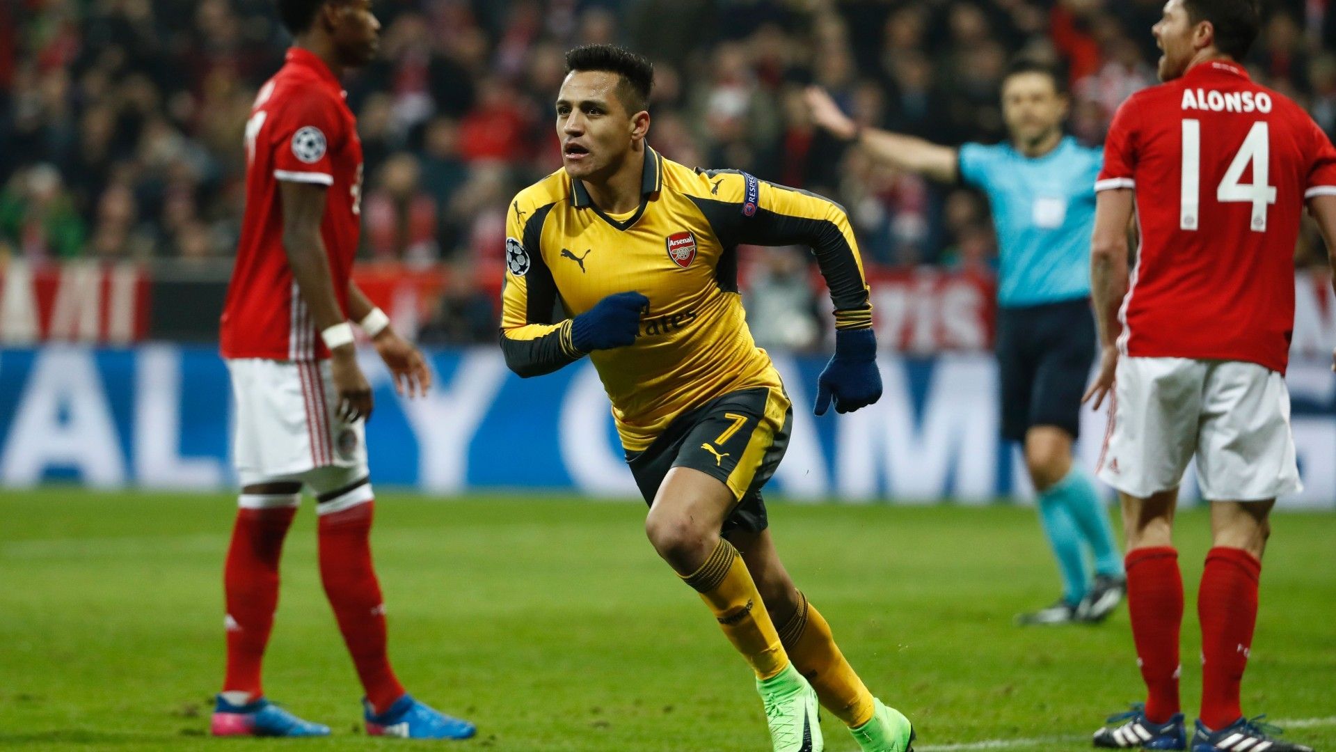 Alexis Sanchez Arsenal Bayern