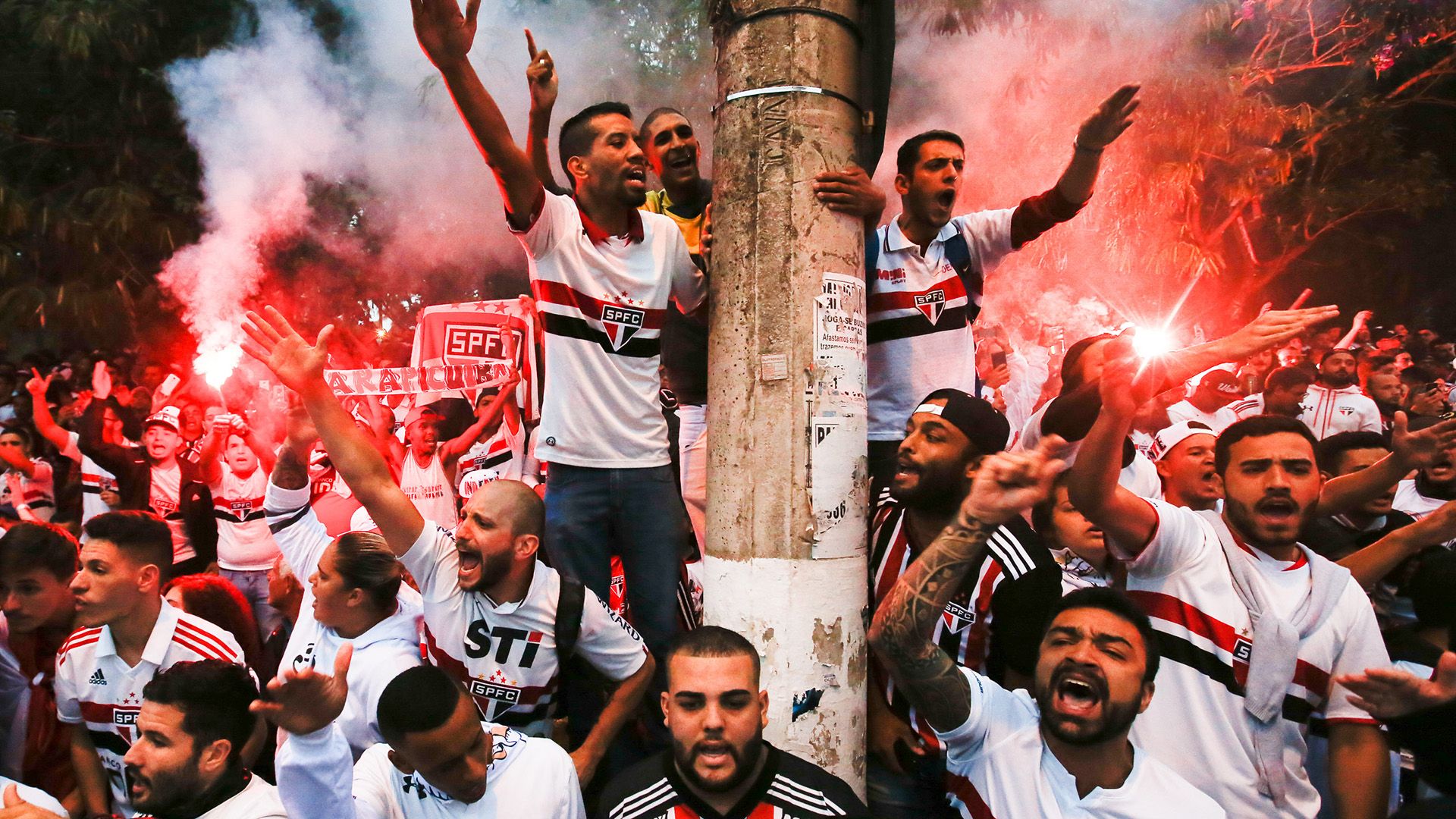 Torcida São Paulo Talleres Copa Libertadores 13022019