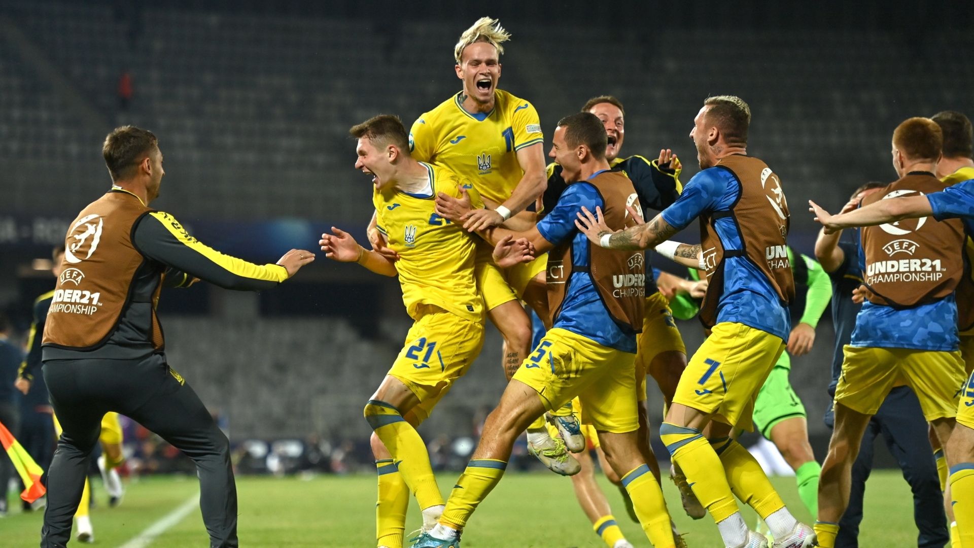 Mudryk Ucrania Europeo Sub-21 2023