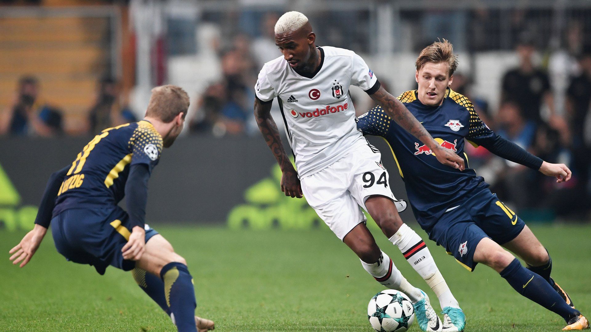 Timo Werner Anderson Talisca Emil Forsberg Besiktas RB Leipzig 9262017 UCL