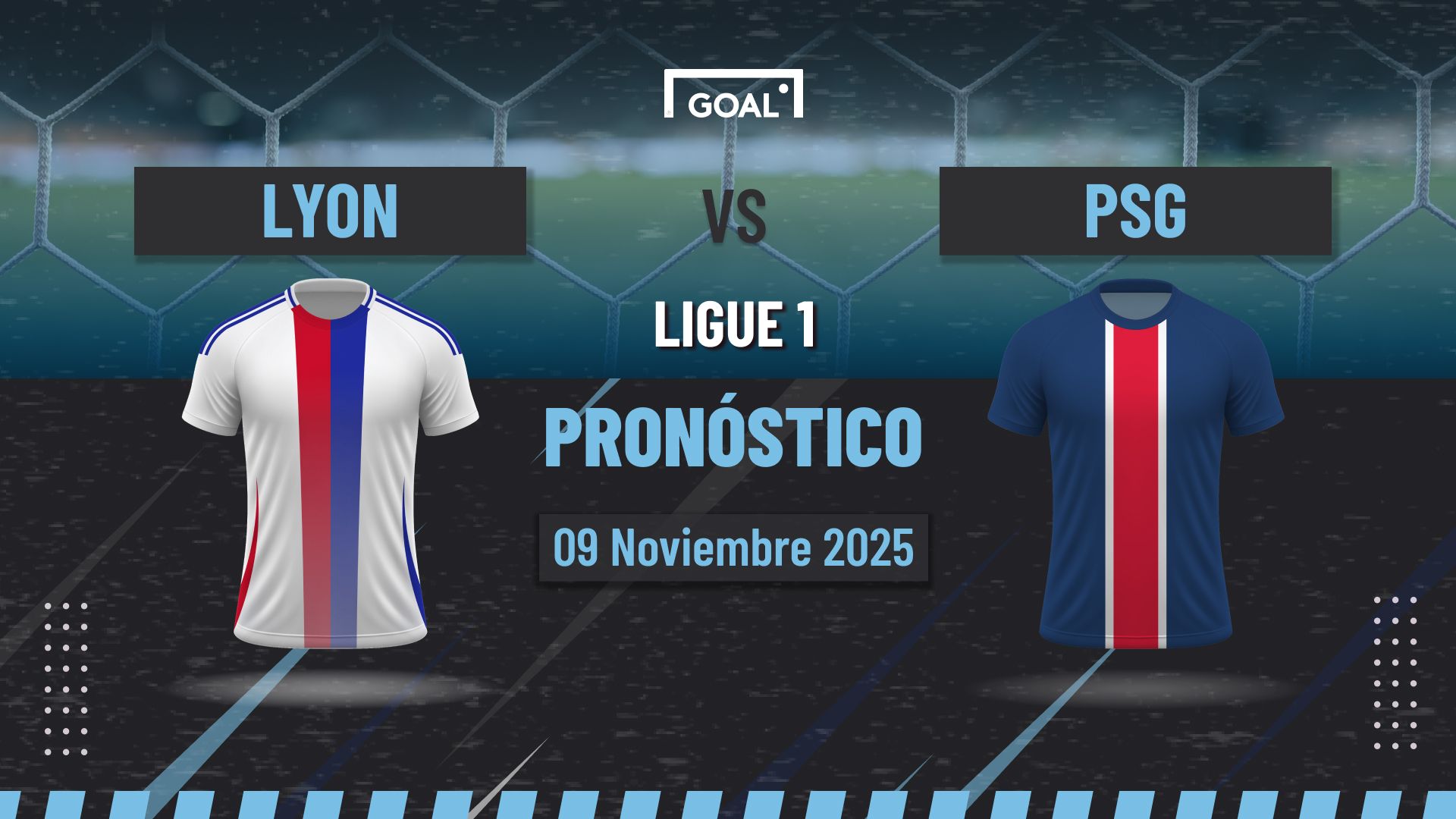 Lyon vs PSG Pronóstico y Apuestas Ligue 1 | 09/11/25