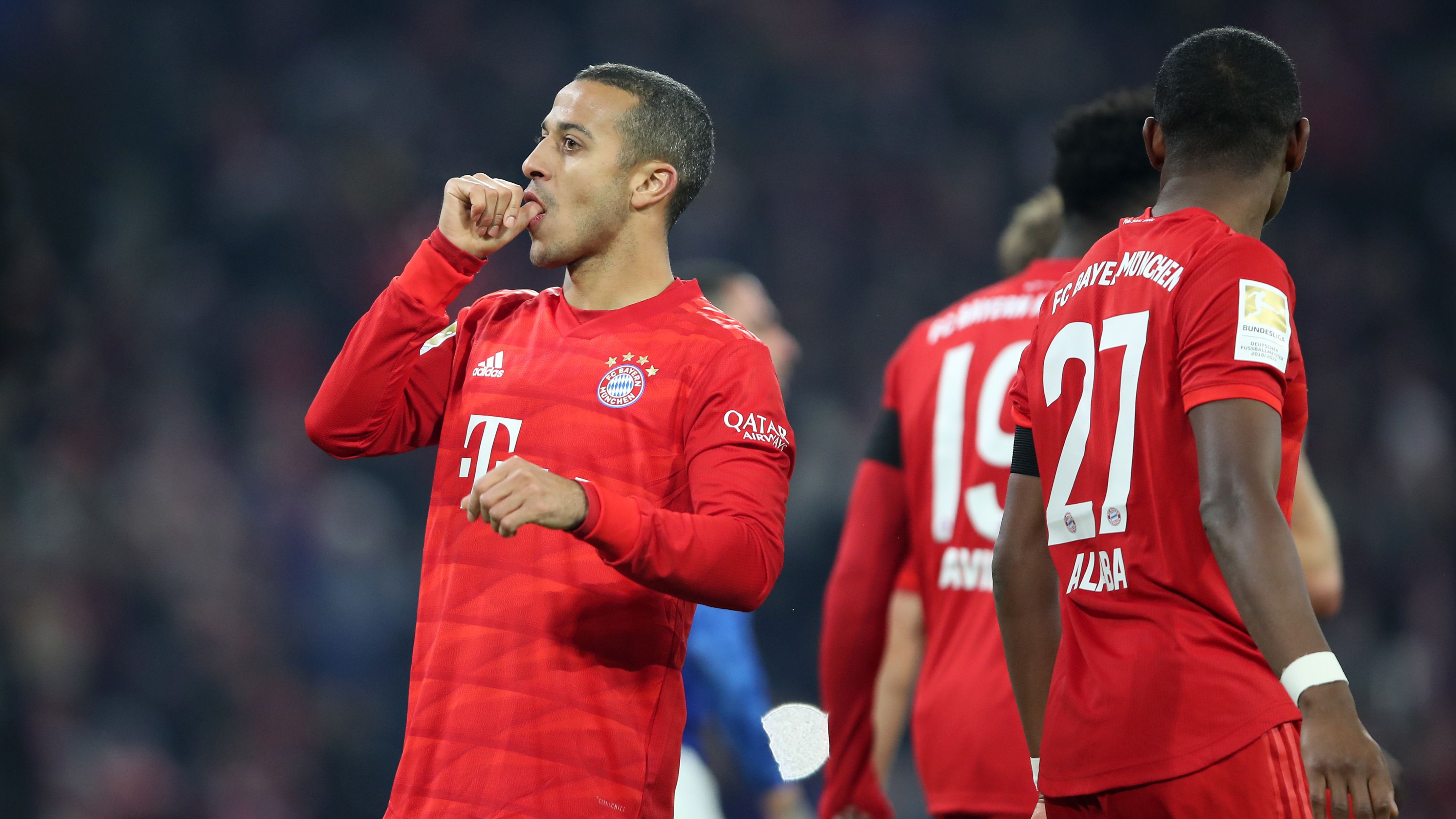 Thiago Bayern München Schalke 04 25012020