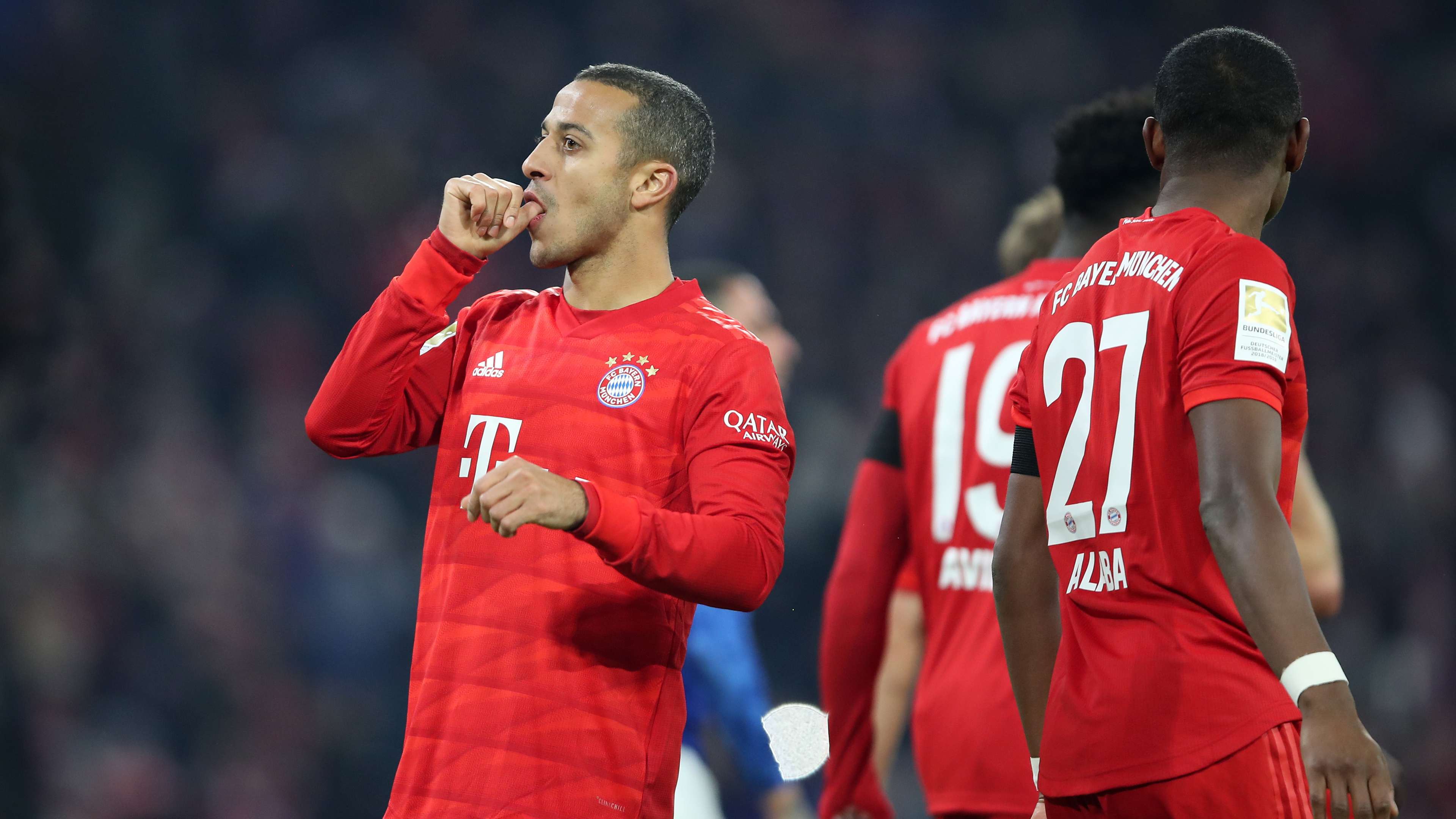 Thiago Bayern München Schalke 04 25012020