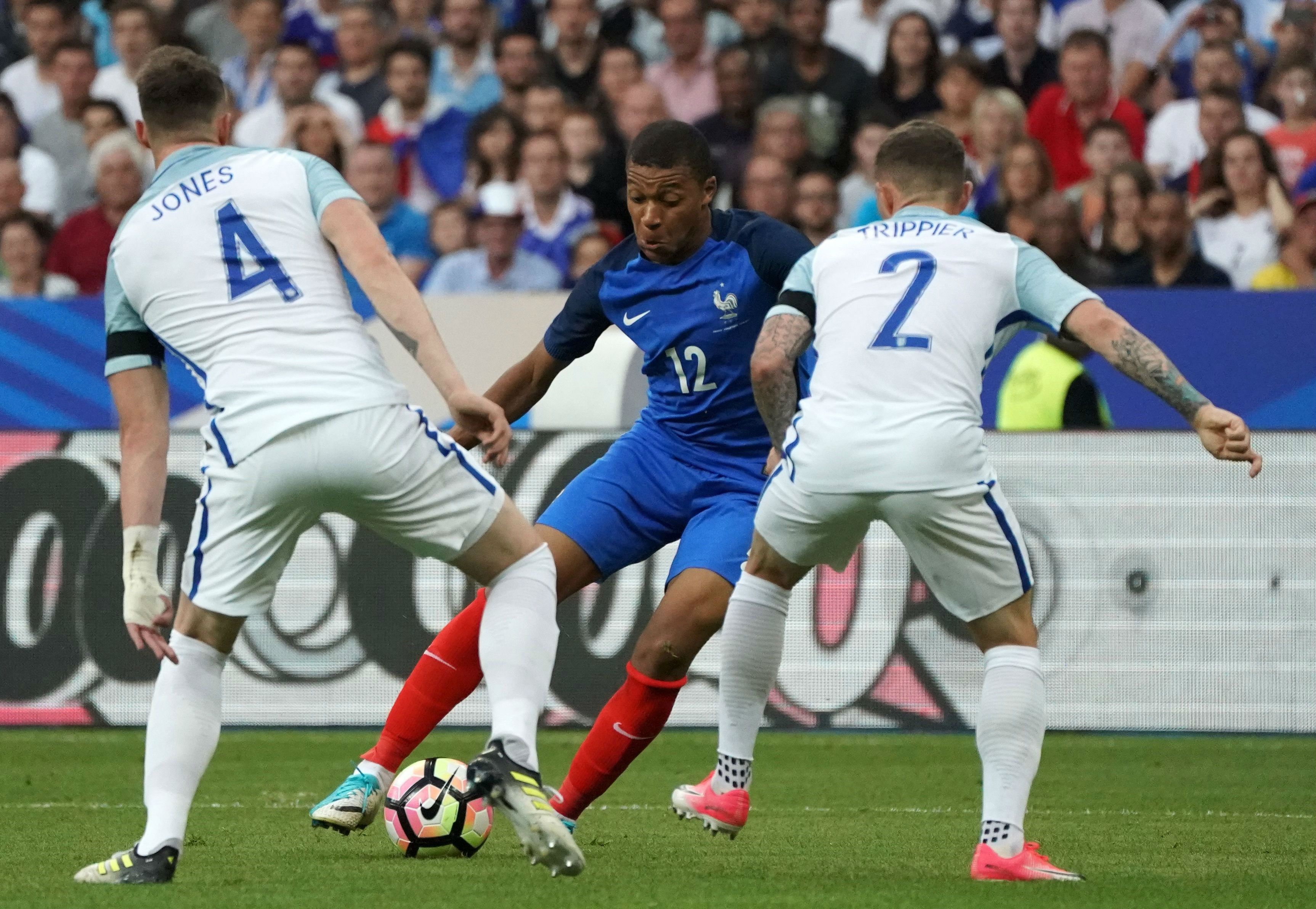 Kylian Mbappe France England