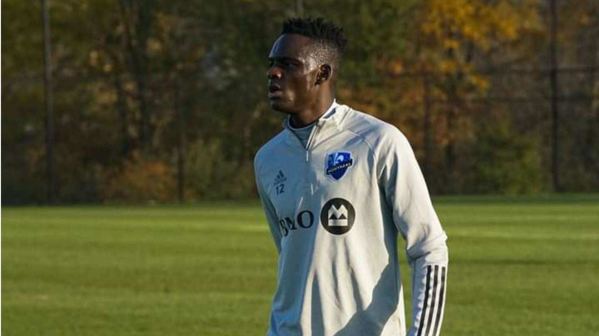 Mustafa Kizza training with Montreal Impact.
