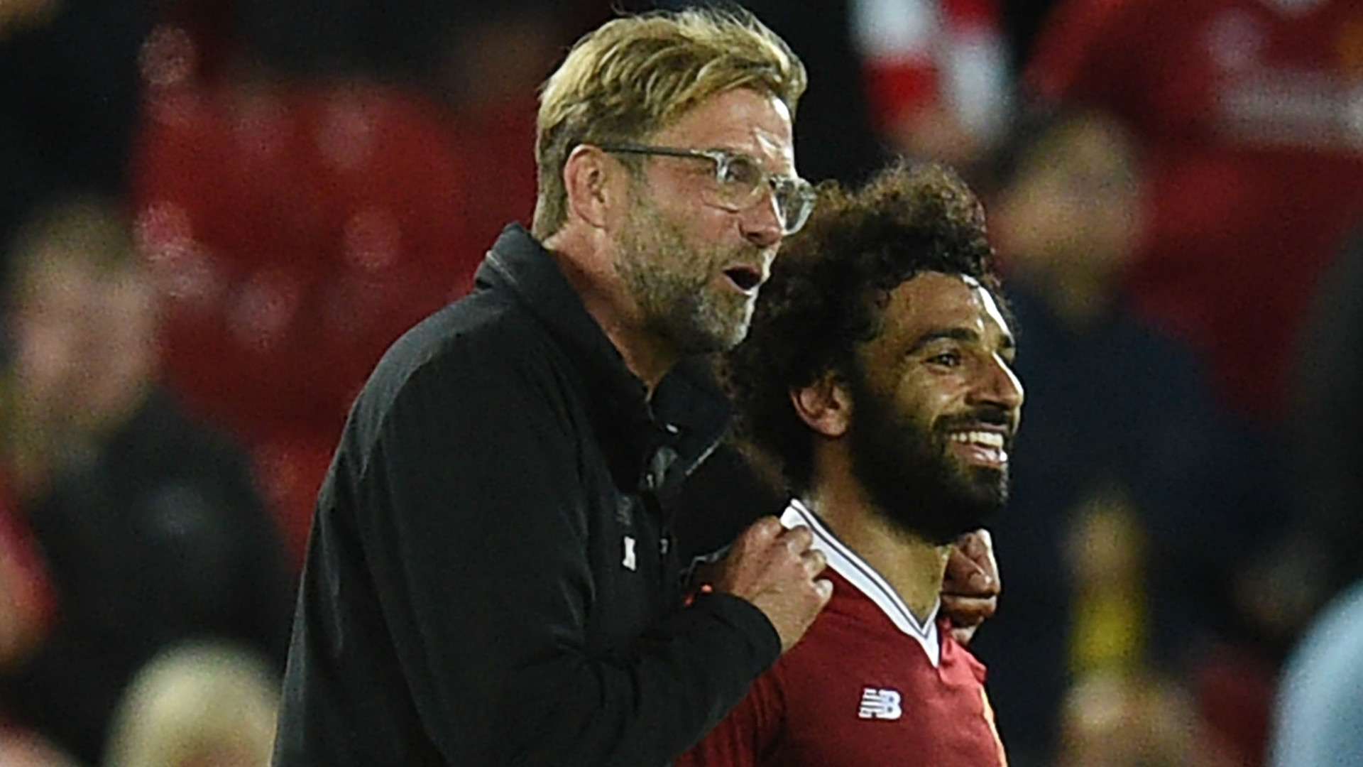 Jurgen Klopp Mohamed Salah